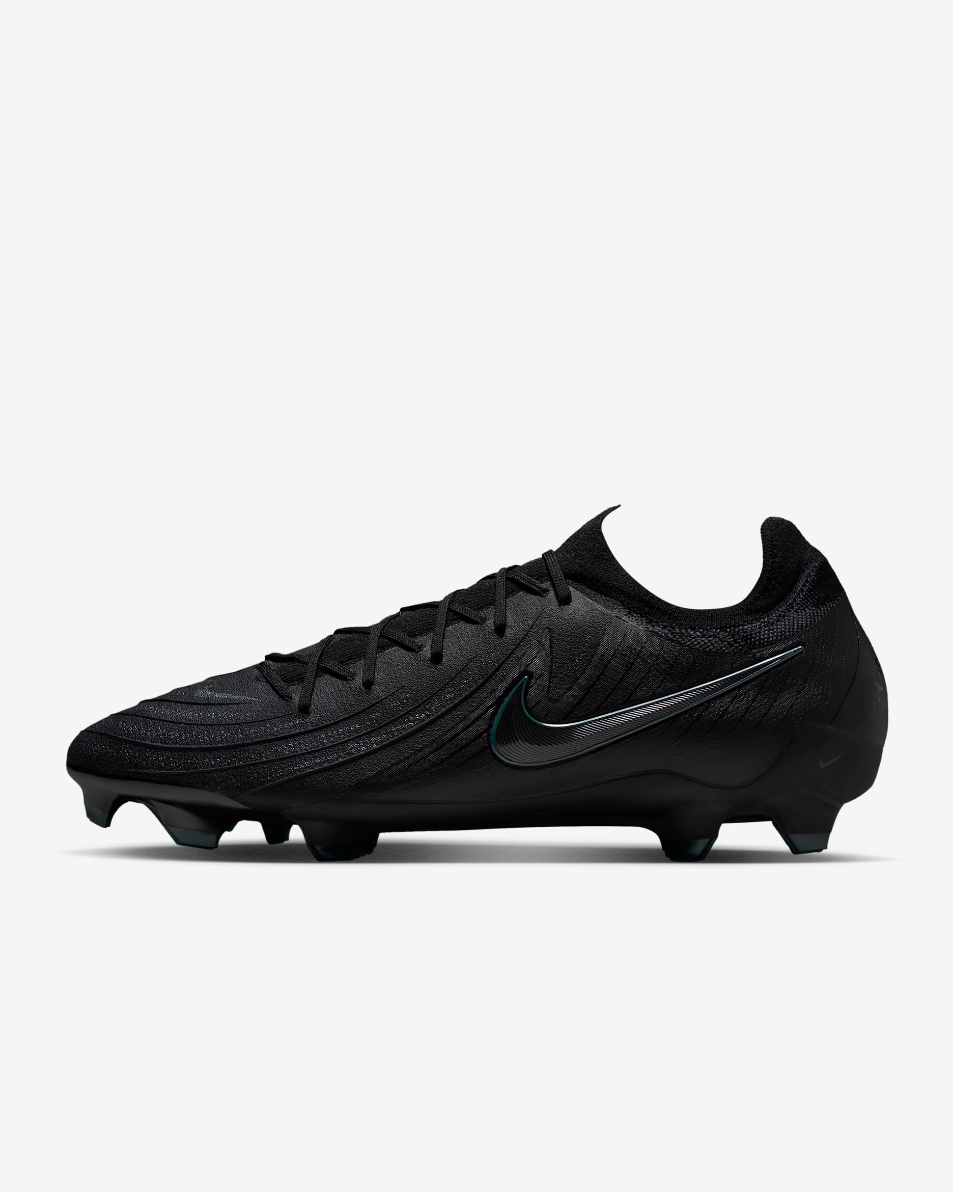 Nike Phantom GX 2 Pro Firm-Ground Low-Top Football Boot - Black/Deep Jungle/Black