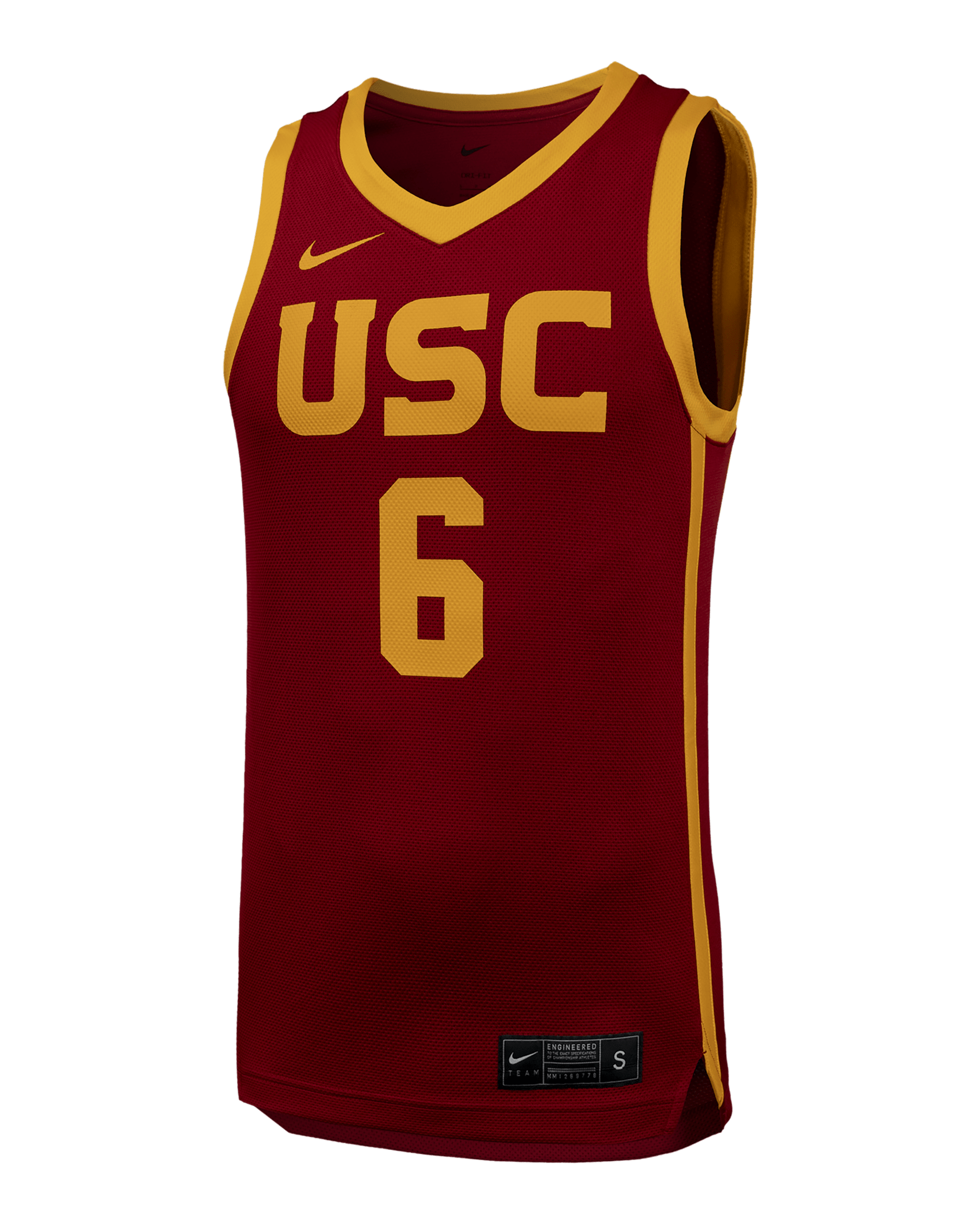 Jersey de básquetbol universitario Nike Bronny James USC 2023/24 - Carmesí team