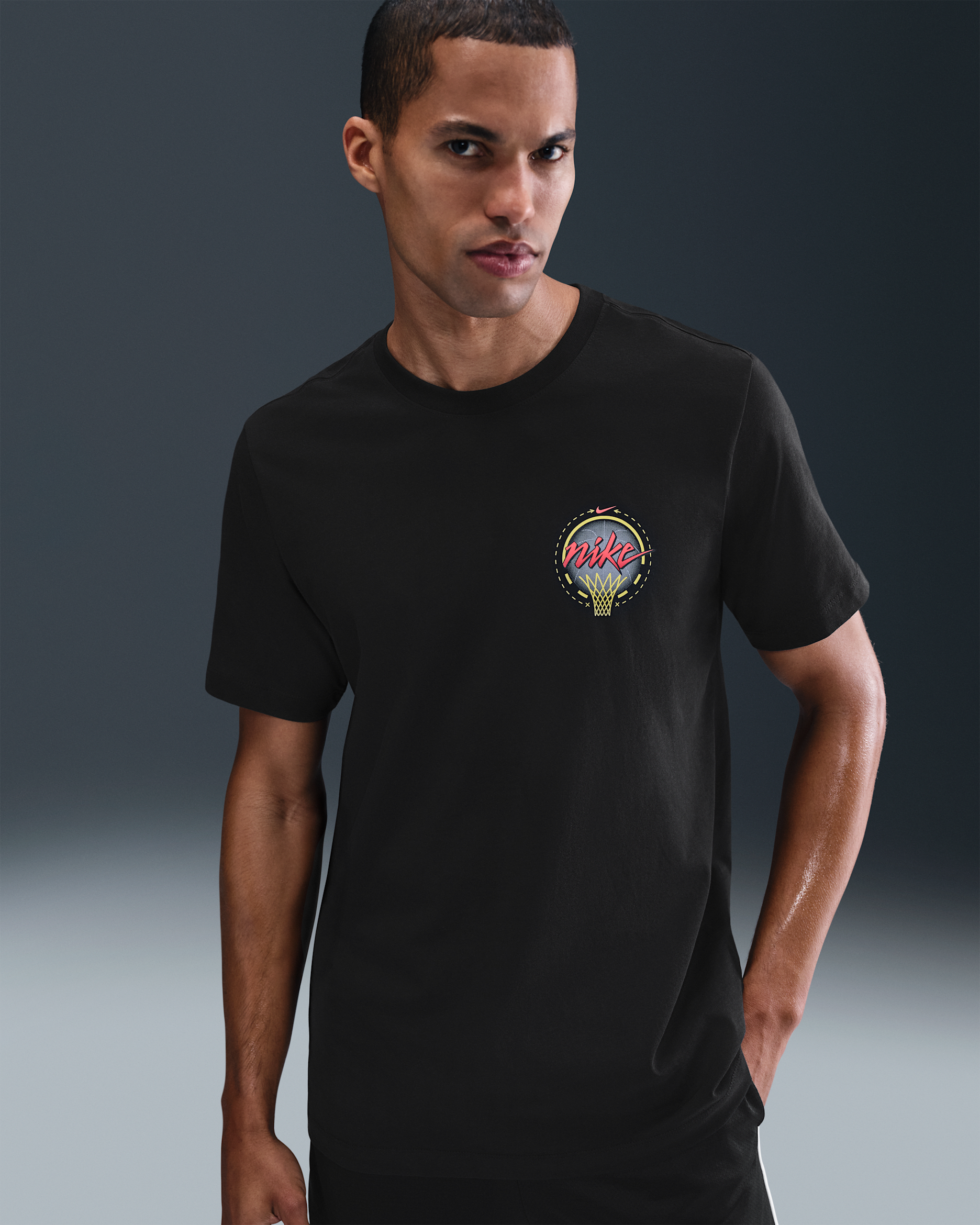 Nike Men's Basketball T-Shirt - Black