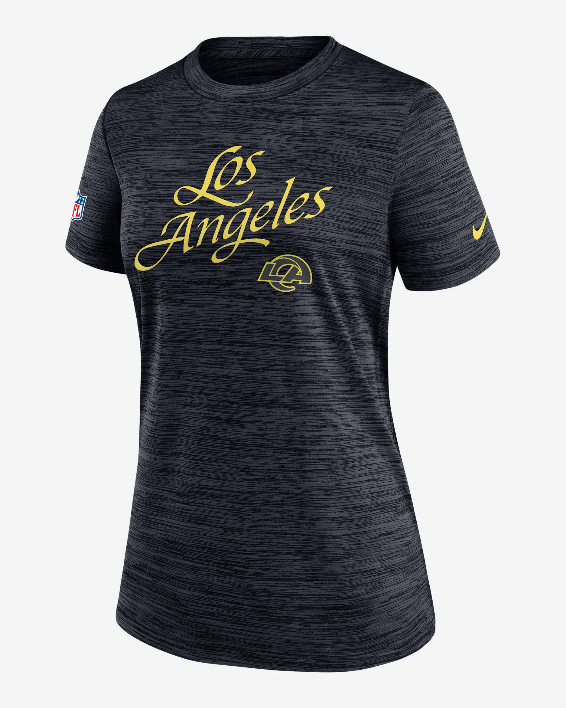 Los Angeles Rams Rivalries Collection Sideline Velocity Women's Nike Dri-FIT NFL T-Shirt - Navy