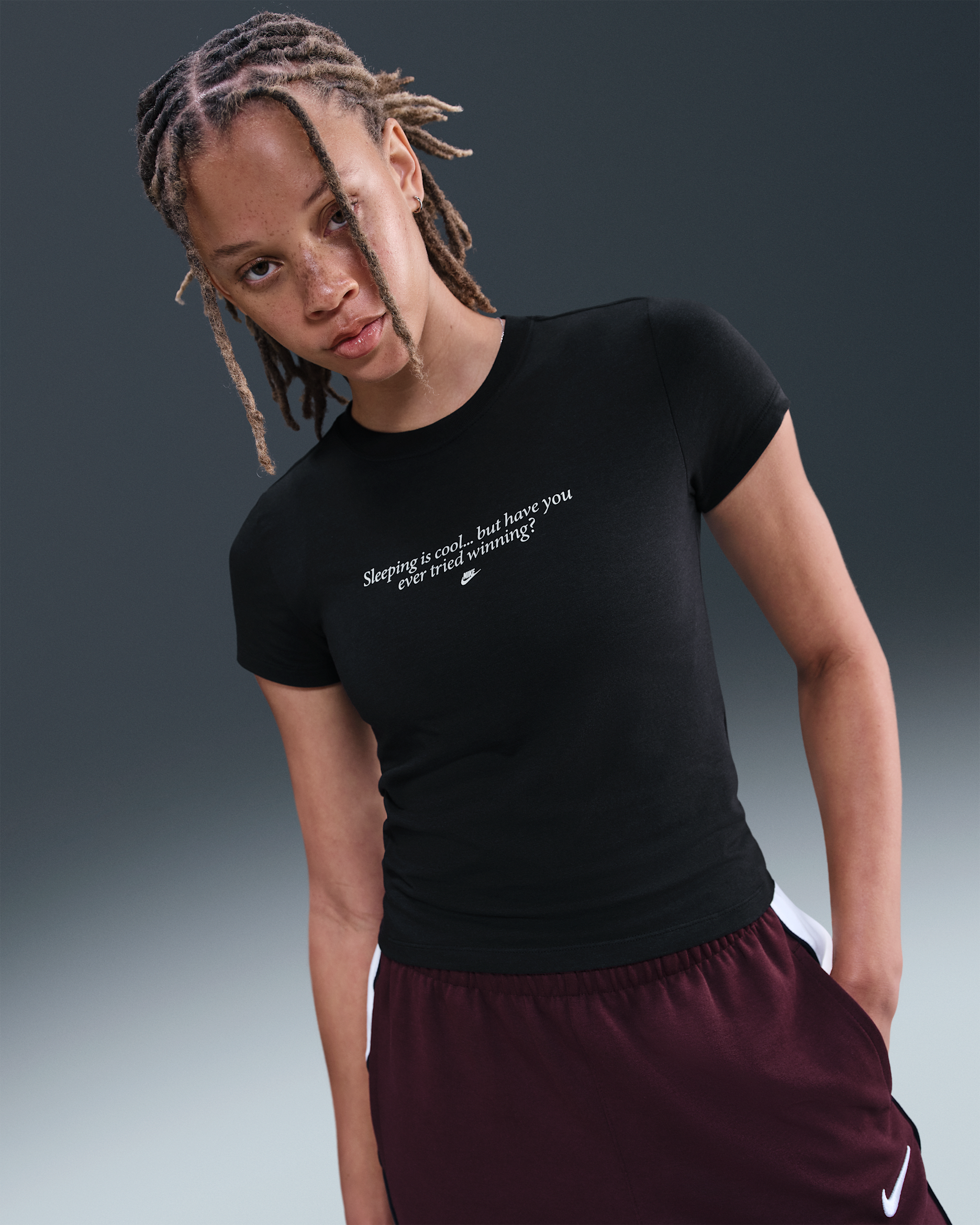 Nike Sportswear Chill Knit Women's Slim T-Shirt - Black