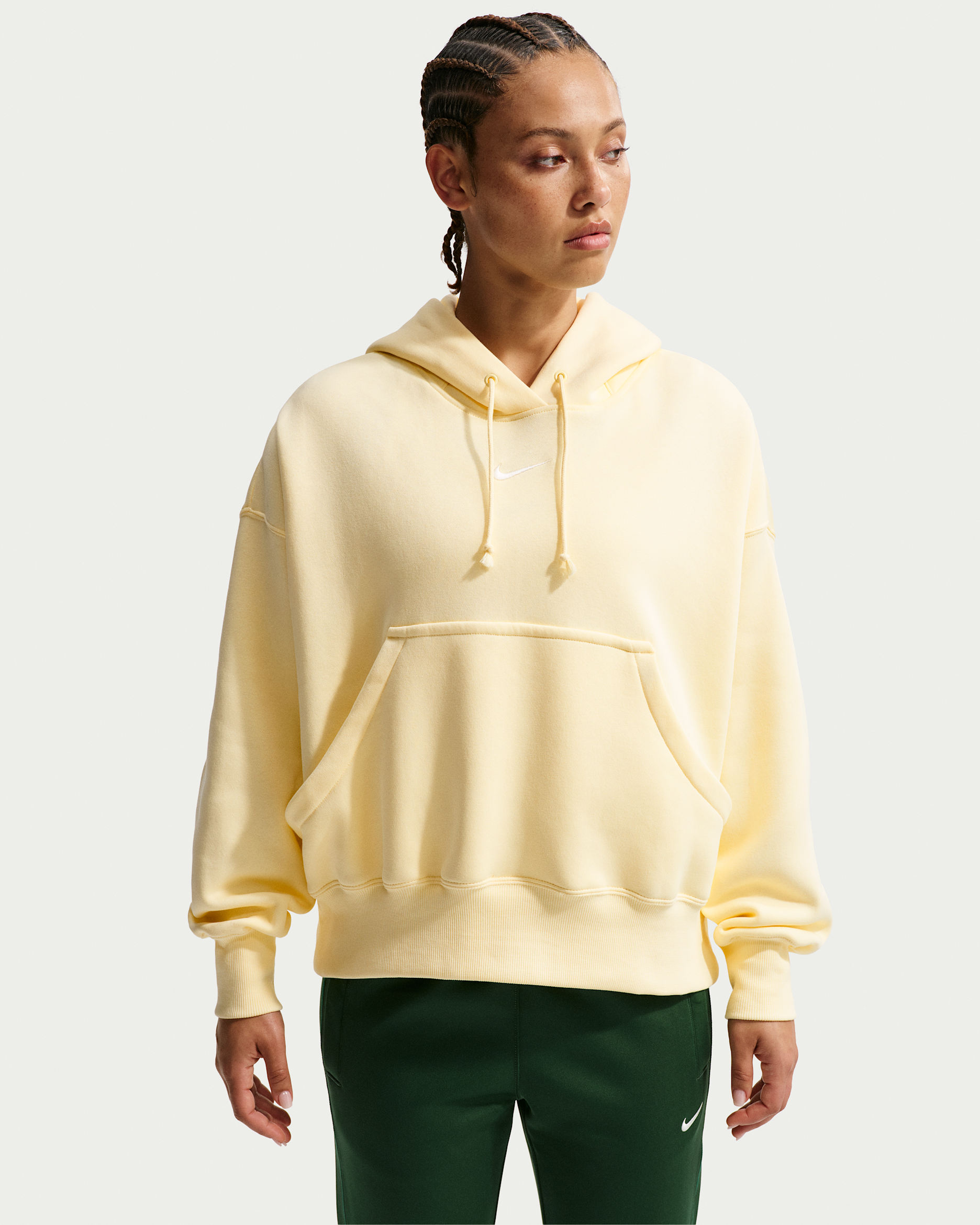 Nike Sportswear Phoenix Fleece Women's Over-Oversized Pullover Hoodie - Alabaster/Sail