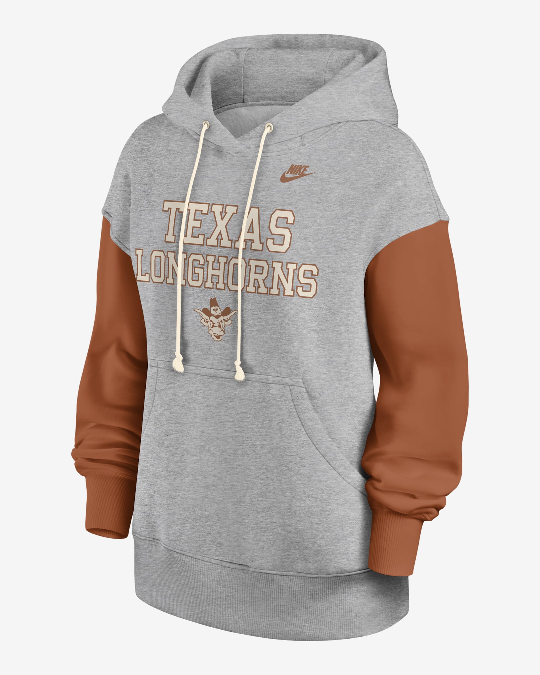 Texas Legacy Phoenix Women's Nike College Pullover Hoodie - Grey Heather