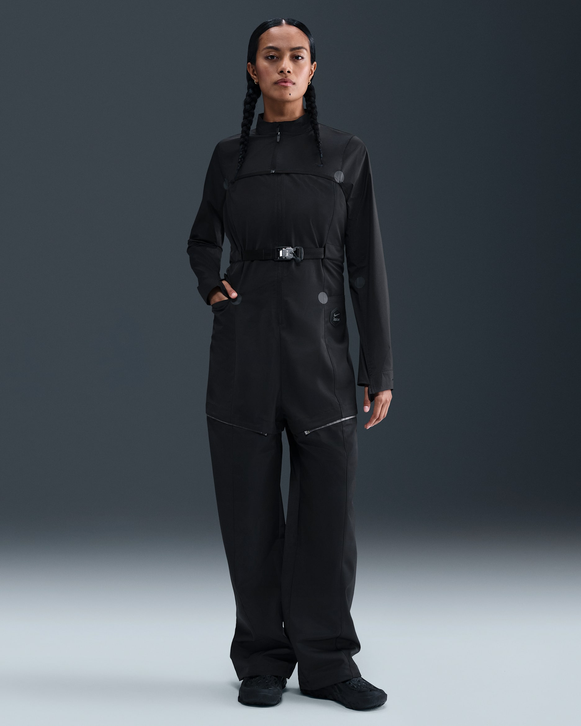 Nike ISPA Women's Adaptable Flight Suit - Black/Black/Black