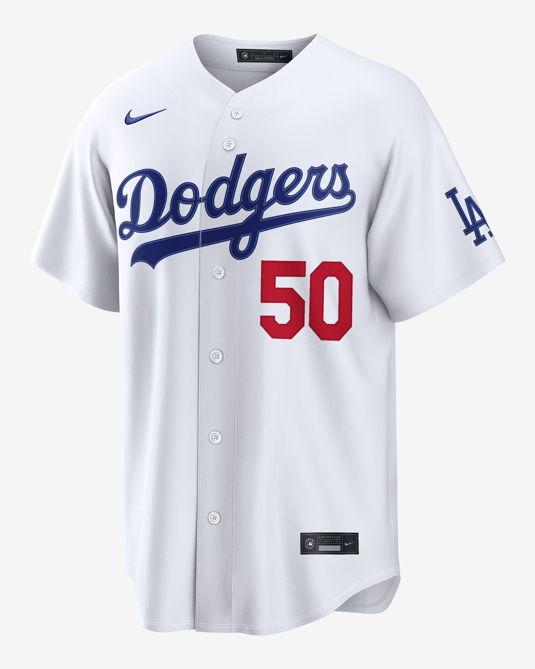 Mookie Betts Los Angeles Dodgers Men's Nike MLB Stadium Jersey - White