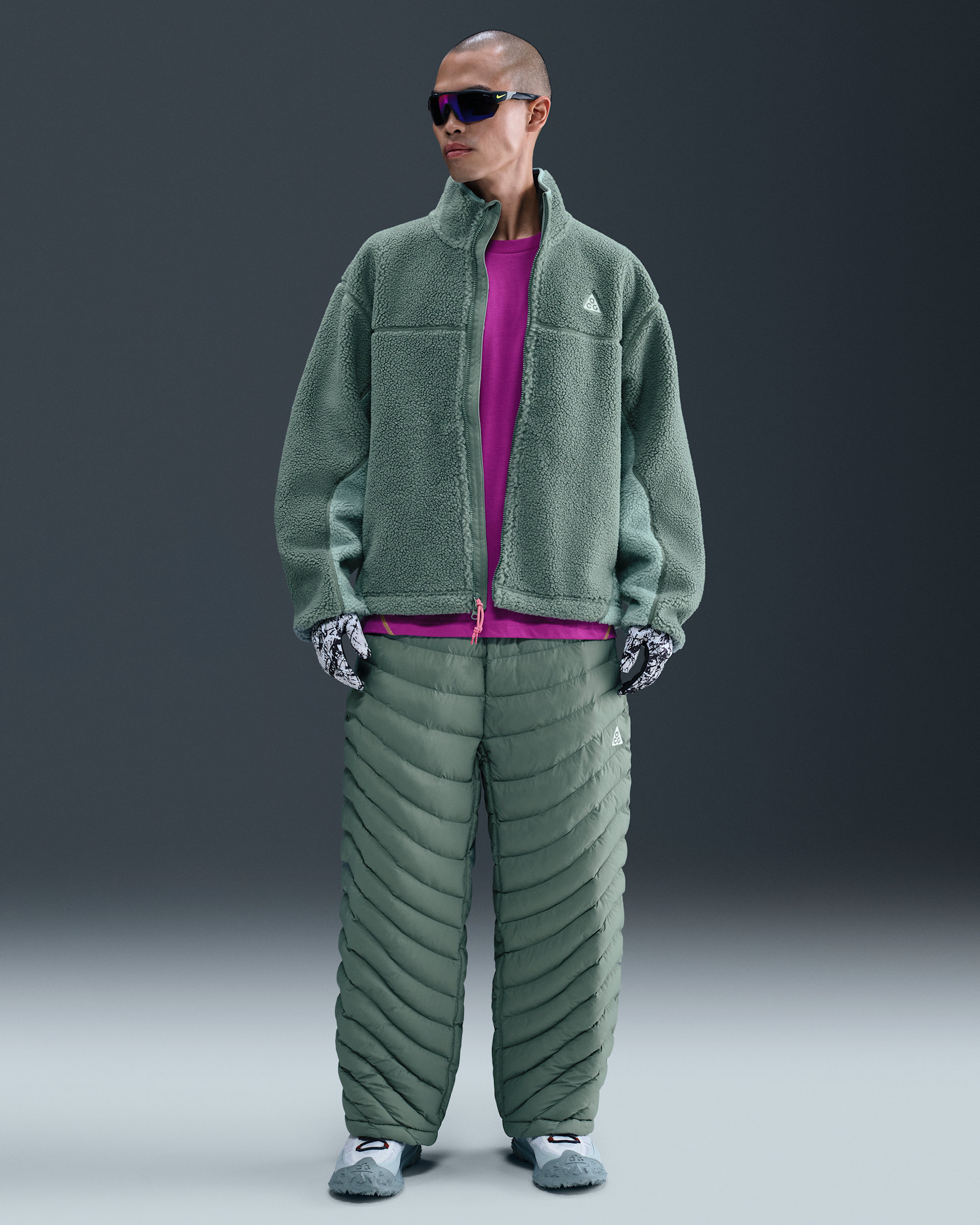 Nike ACG "Lava Flow" Therma-FIT ADV Pants - Clay Green/Mint Foam/Summit White