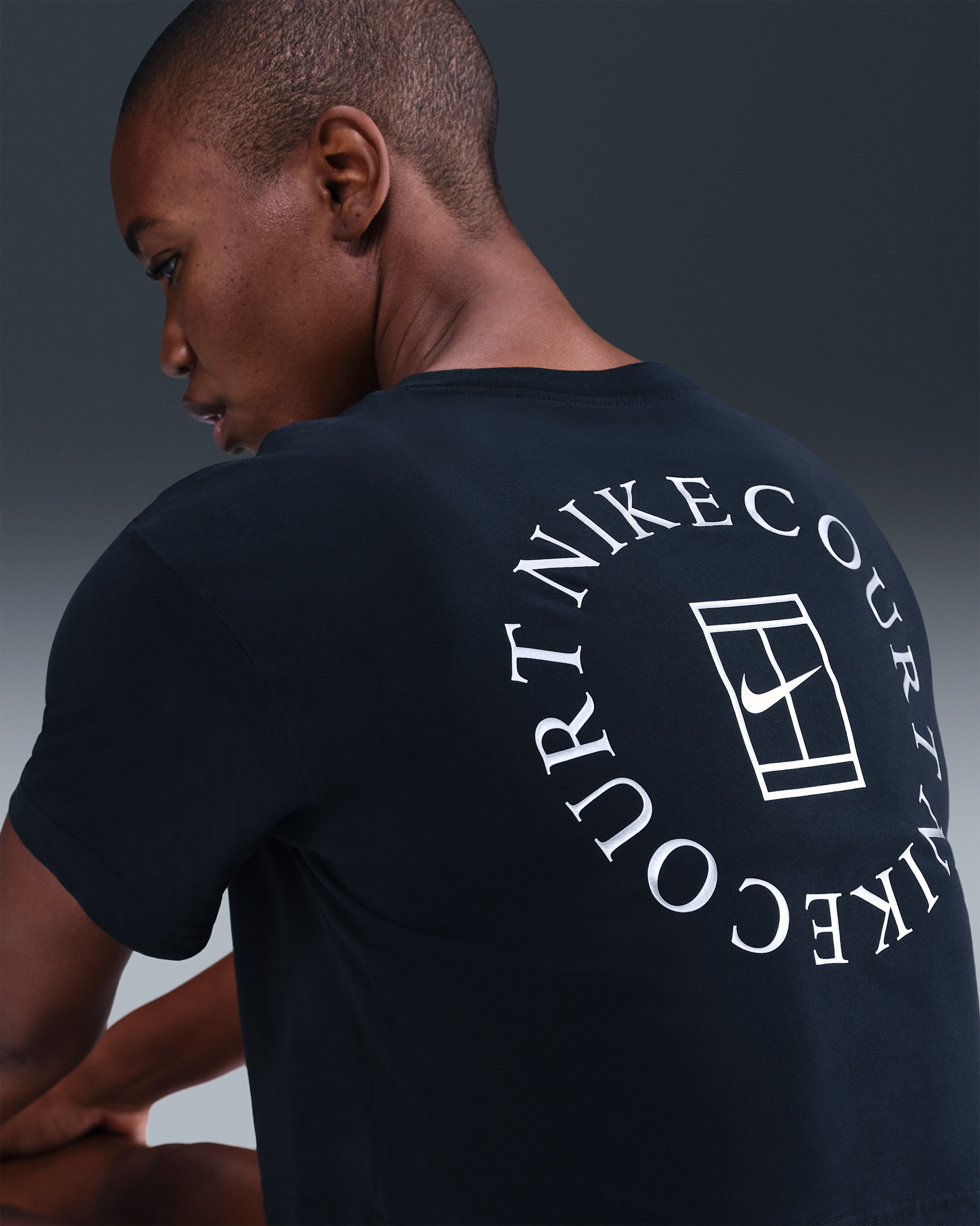 Nike Slam Women's Dri-FIT Short-Sleeve Cropped Tennis T-Shirt