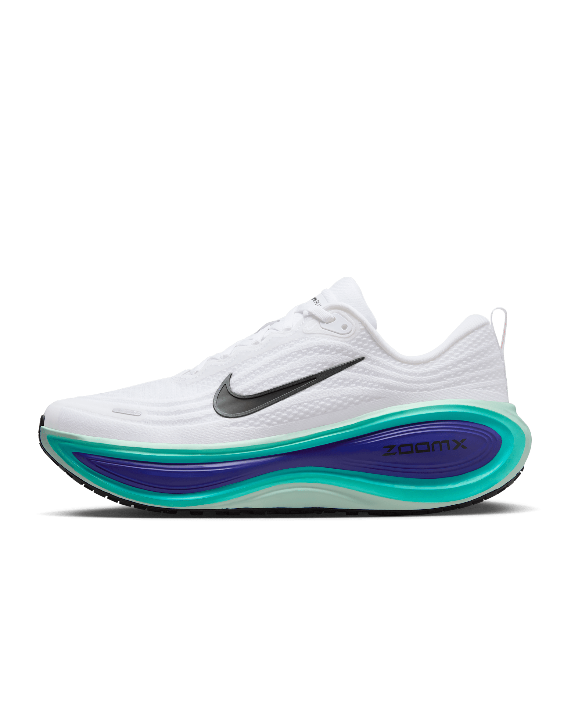 Nike Vomero Plus Men's Road Running Shoes - White/Bright Concord/Hyper Turquoise/Black