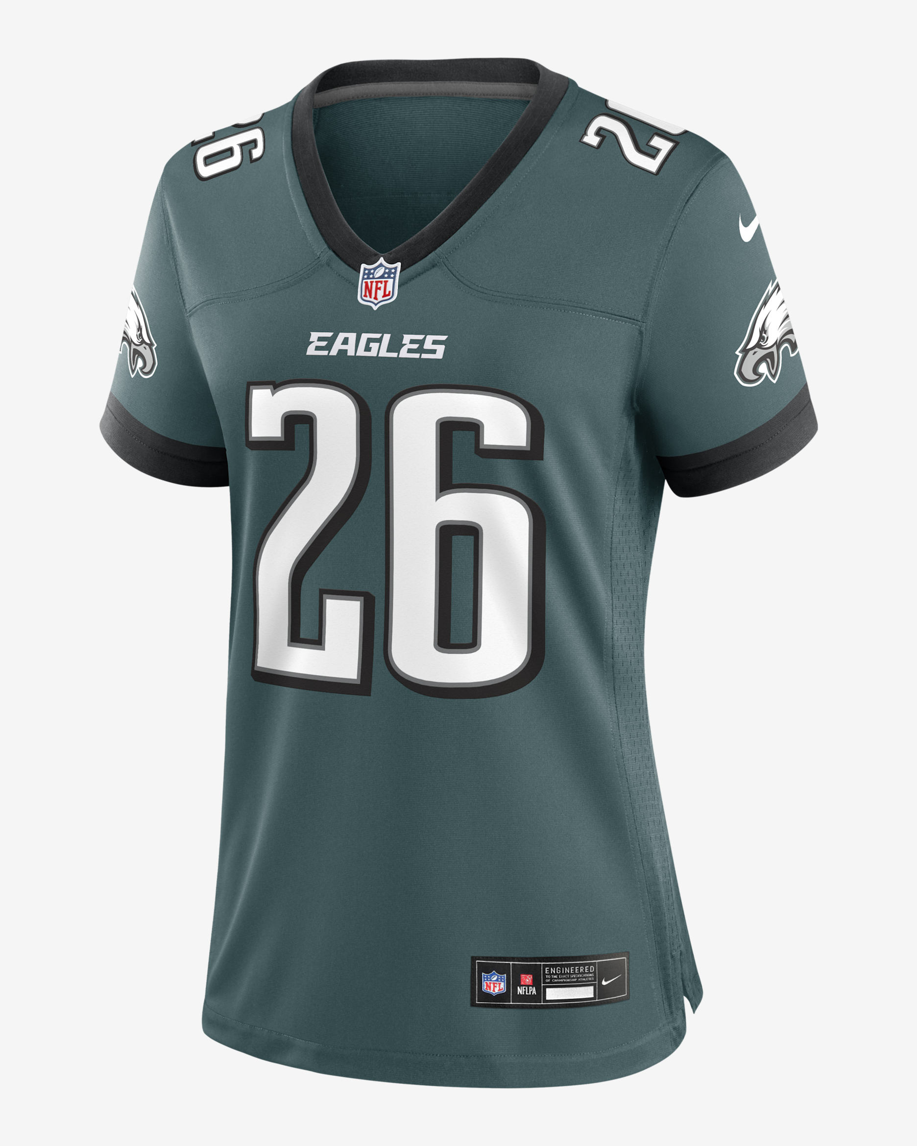 Saquon Barkley Philadelphia Eagles Women's Nike NFL Game Football Jersey - Sport Teal