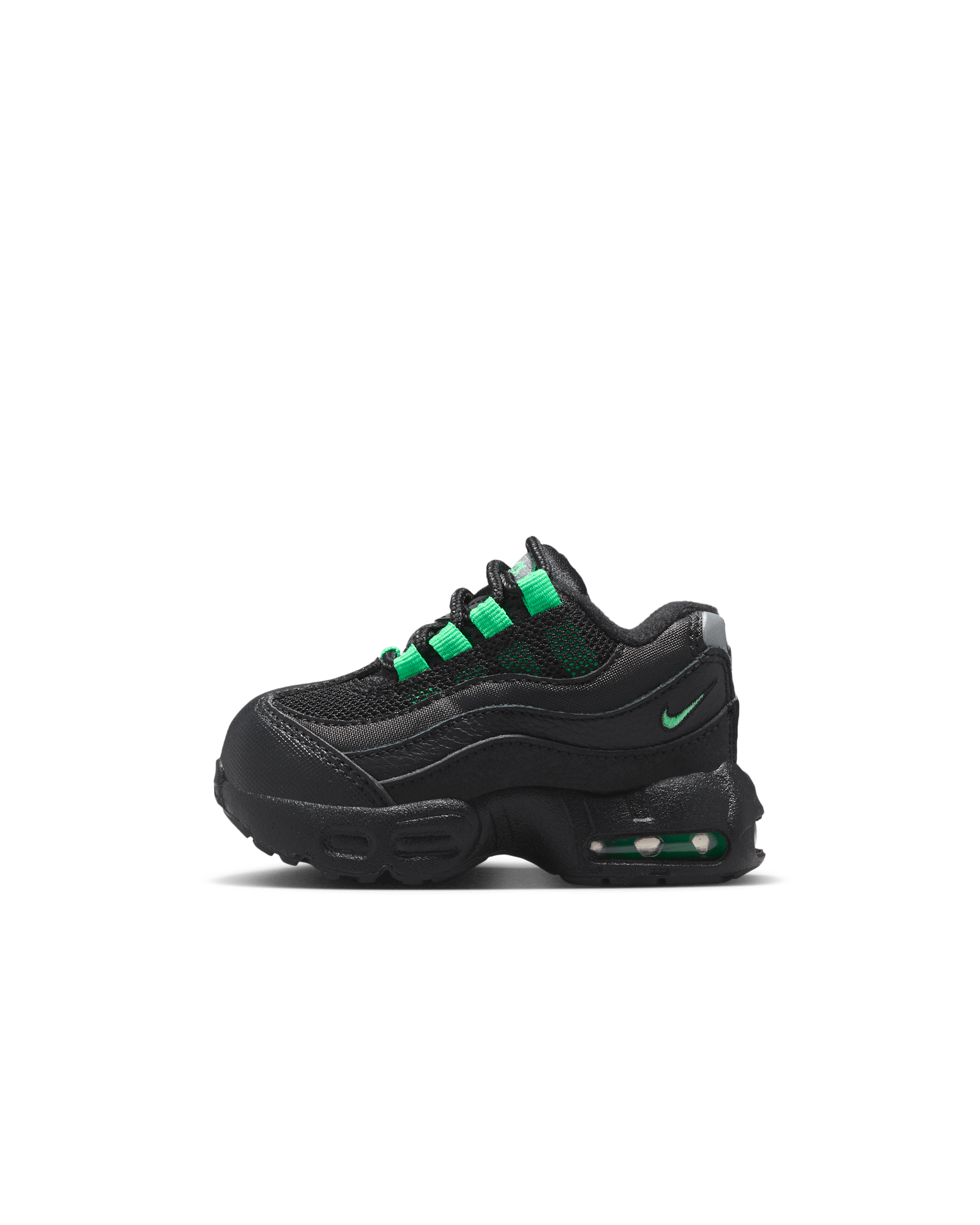 Scarpa Nike Air Max 95 Recraft – Bebè e bimbo/a - Nero/Nero/Pearl Grey/Green Shock