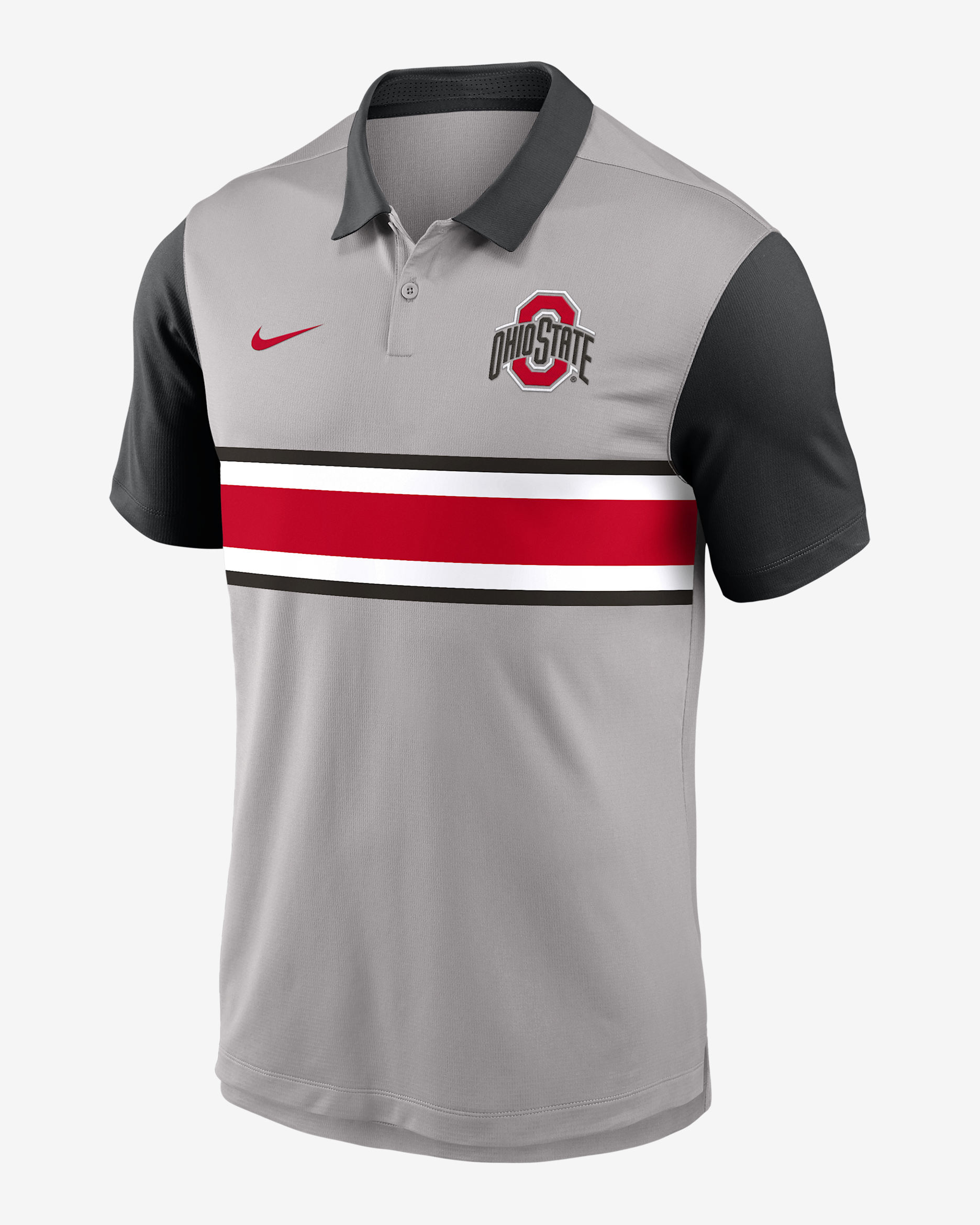 Ohio State Vapor Men's Nike Dri-FIT College Polo - Grey