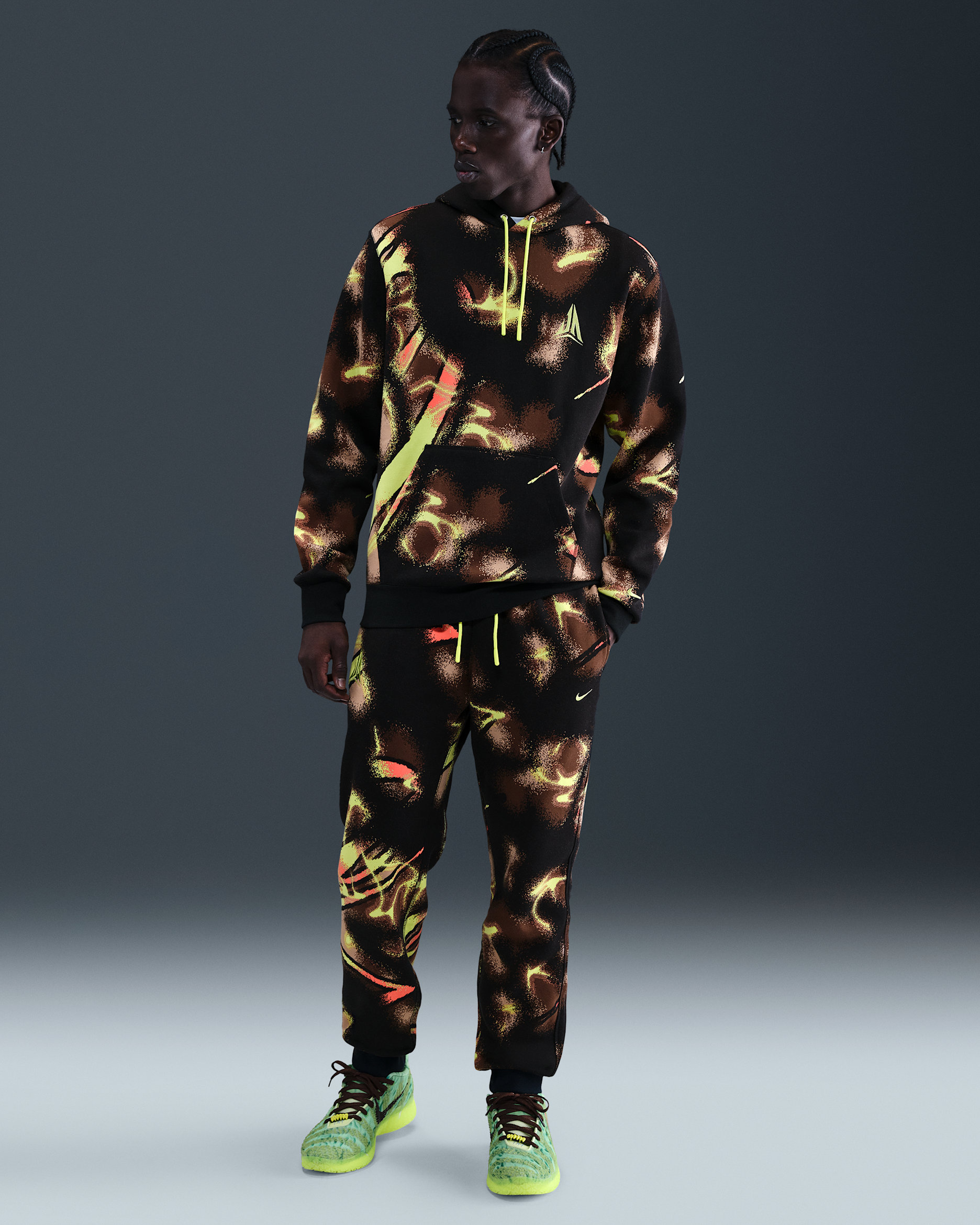 Ja Men's Club Fleece Basketball Joggers - Light Lemon Twist