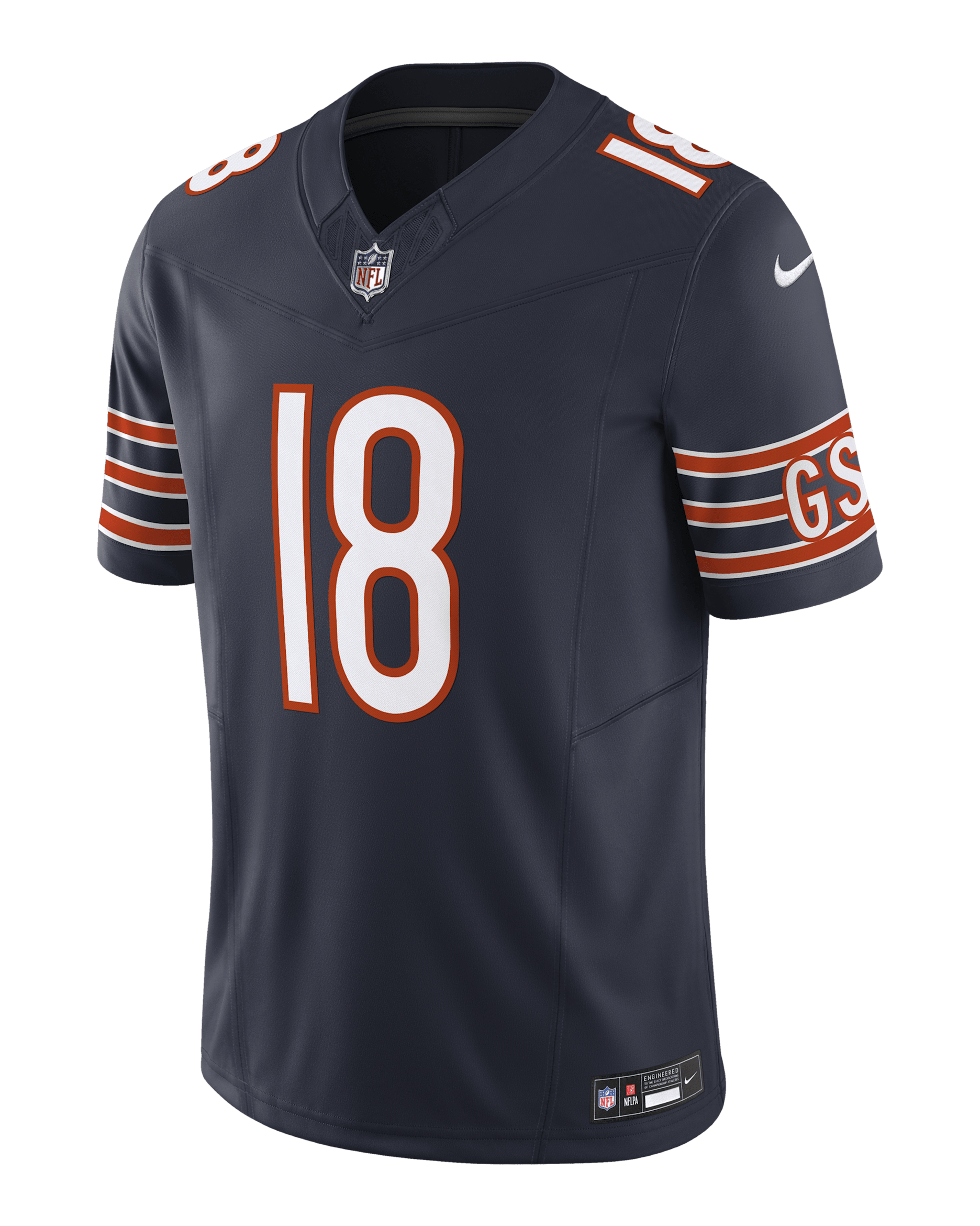 Caleb Williams Chicago Bears Men's Nike Dri-FIT NFL Limited Jersey - Navy