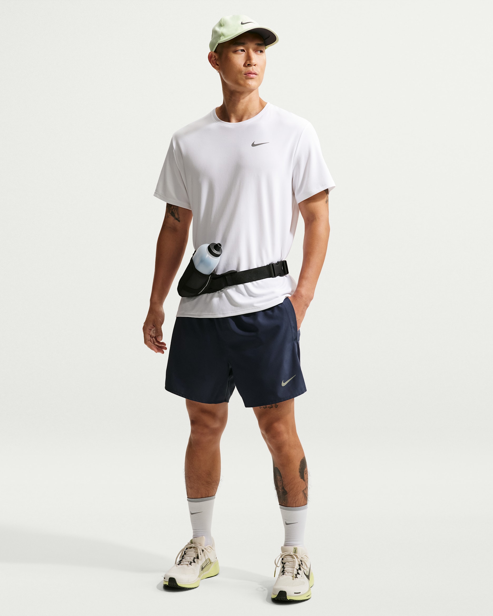 Nike Challenger Men's Dri-FIT 13cm (approx.) Brief-lined Running Shorts - Midnight Navy/Midnight Navy/Black