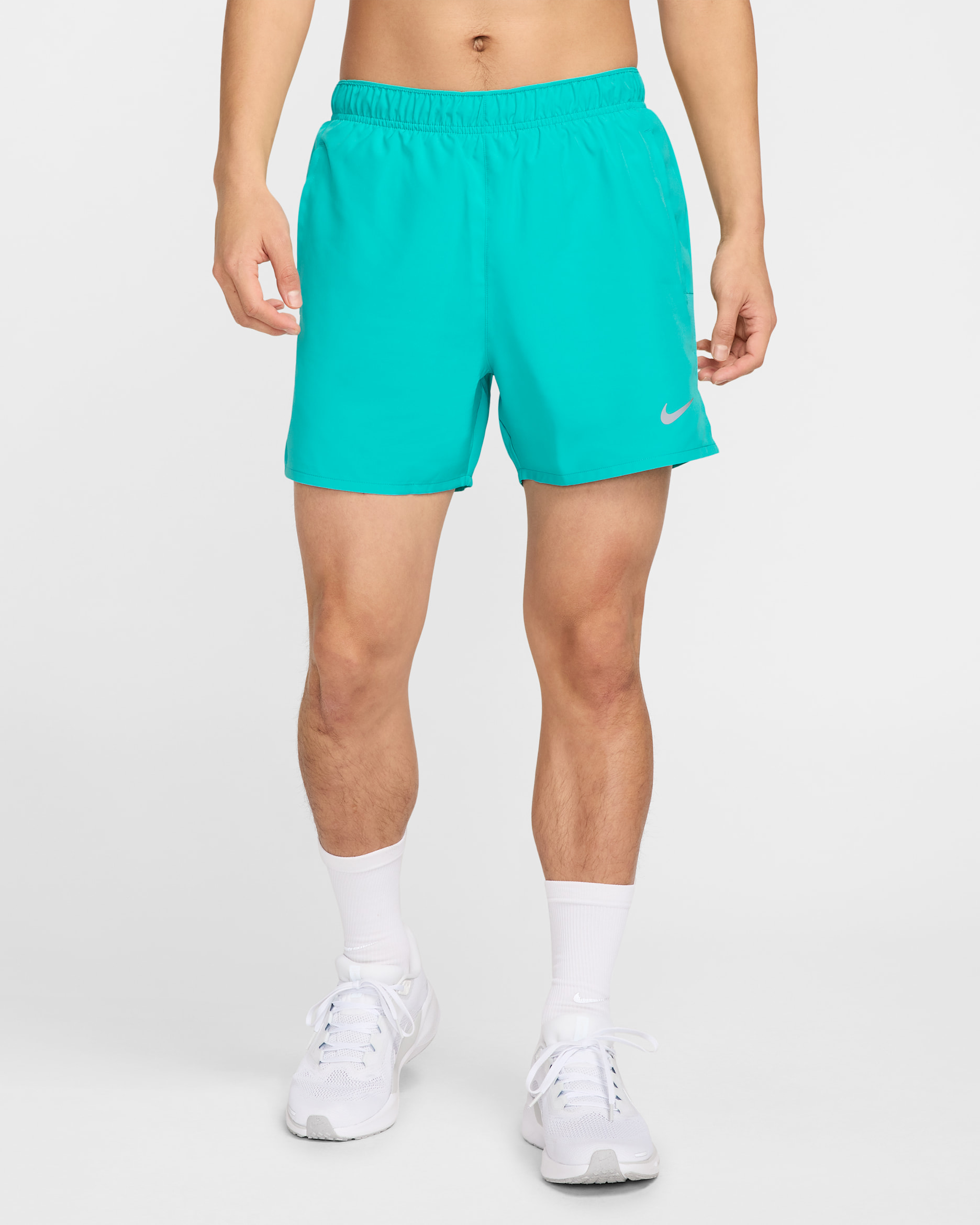 나이키 드라이 핏 챌린저 남성 5인치 브리프 라인드 버서타일 쇼츠 - 더스티 캑터스/더스티 캑터스/더스티 캑터스