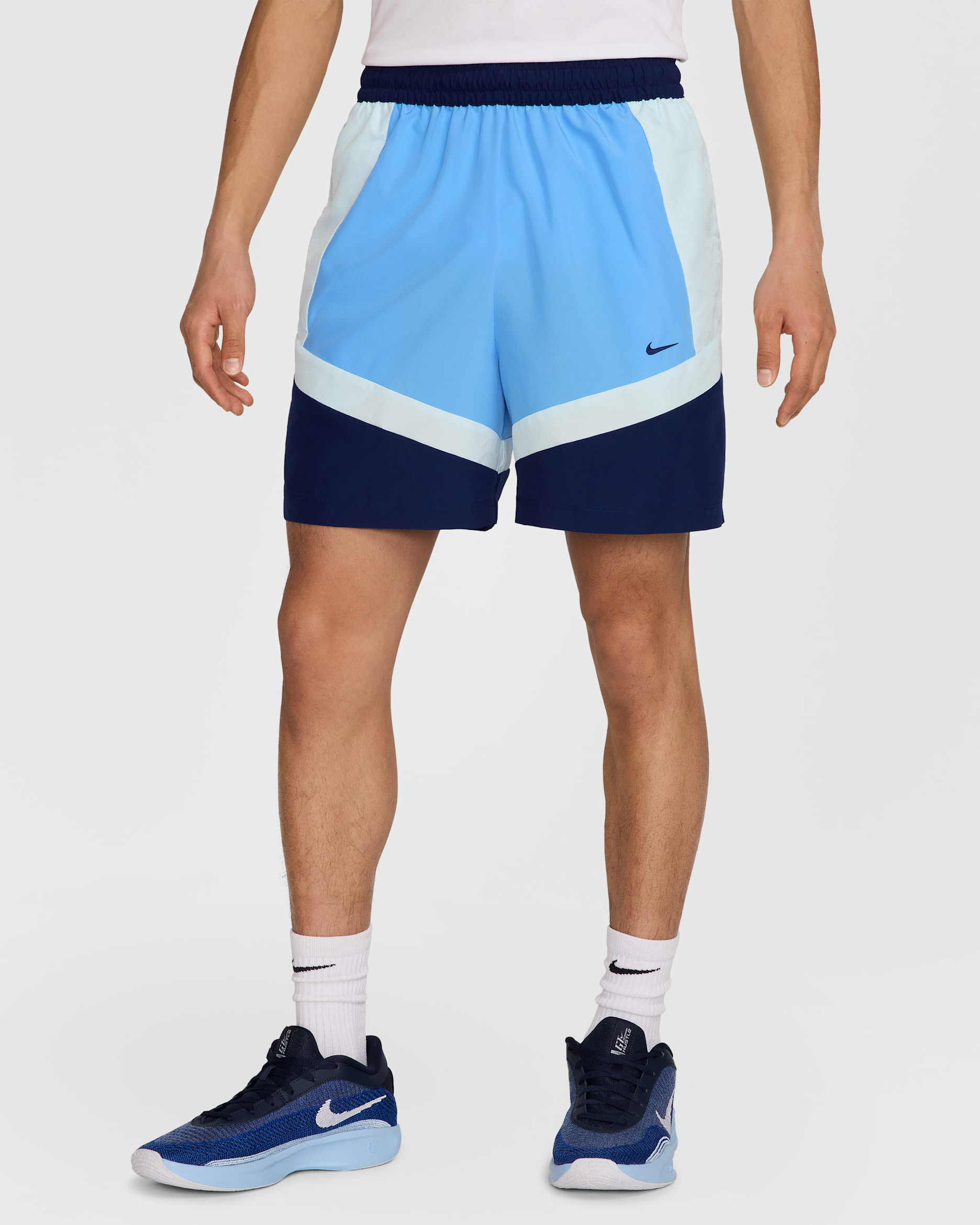 Nike Icon Men's 6" Woven Basketball Shorts - University Blue/Glacier Blue/Blue Void/Blue Void