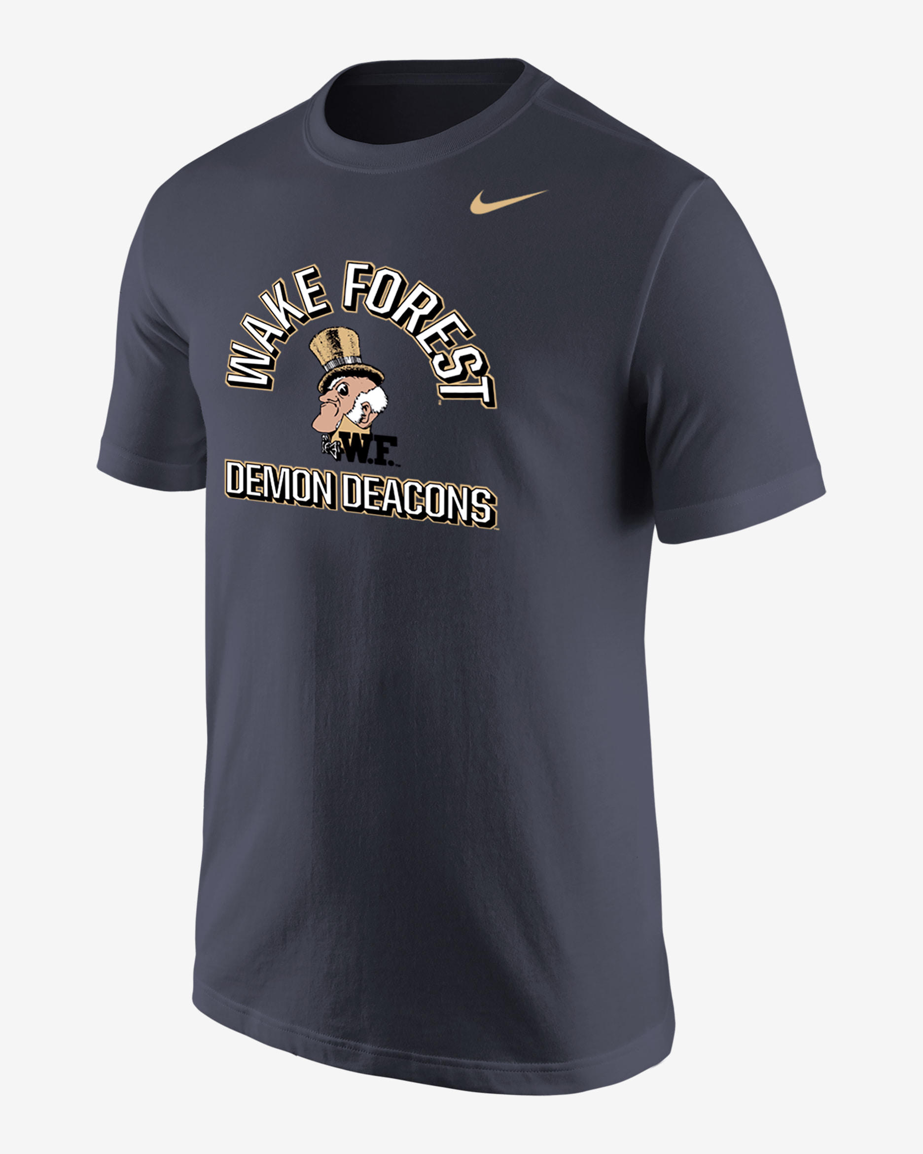Wake Forest Men's Nike College 365 T-Shirt - Anthracite