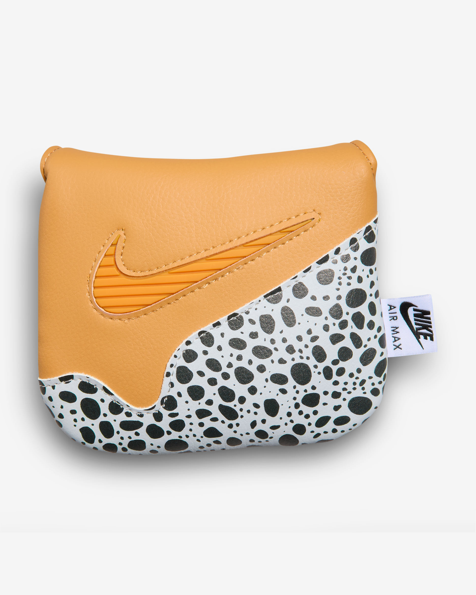 Nike Icon Golf Mallet Putter Headcover - Kumquat/Flax/Kumquat/Kumquat