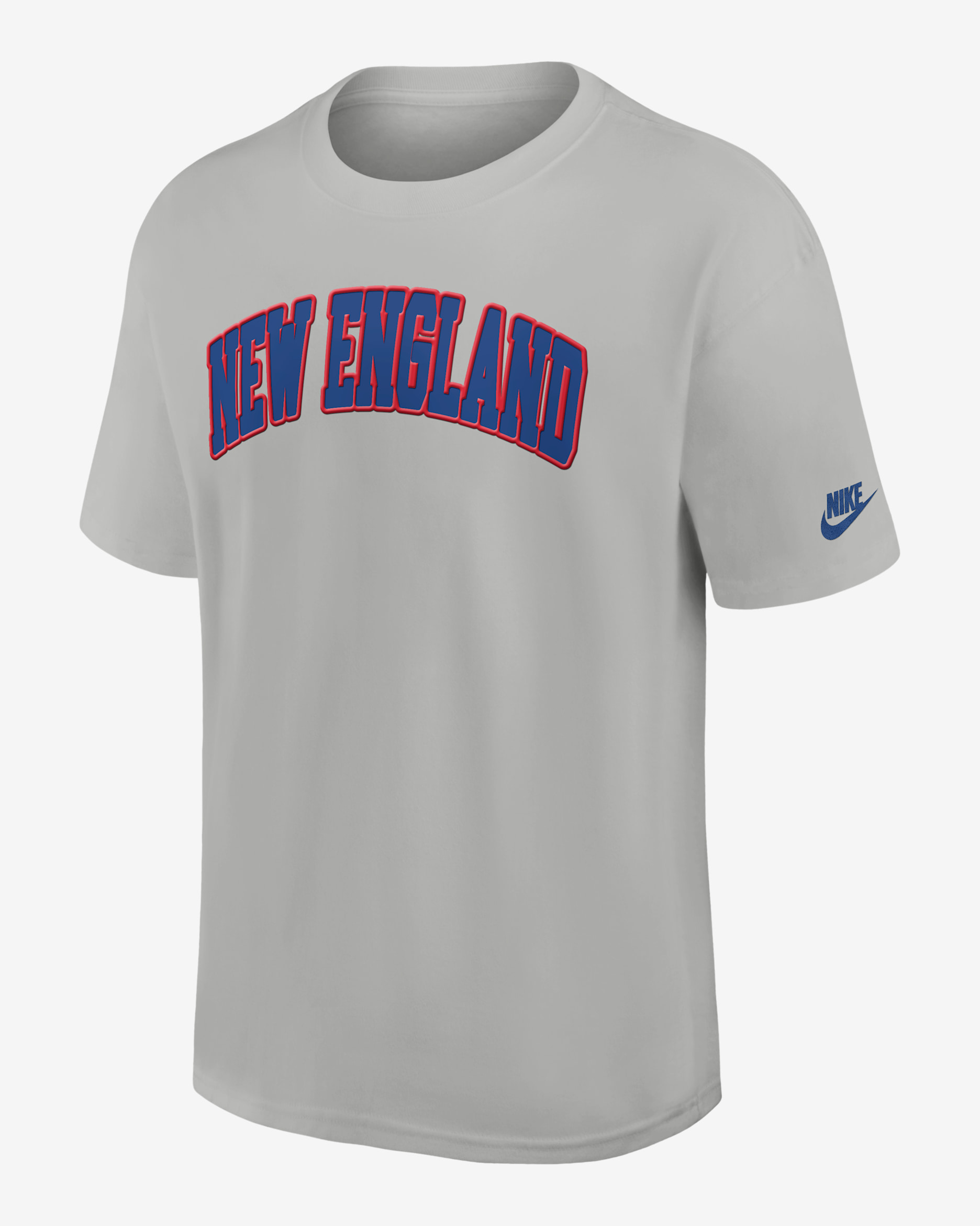 Playera Nike de la NFL para hombre New England Patriots Rewind Statement Max90 - Plata medio