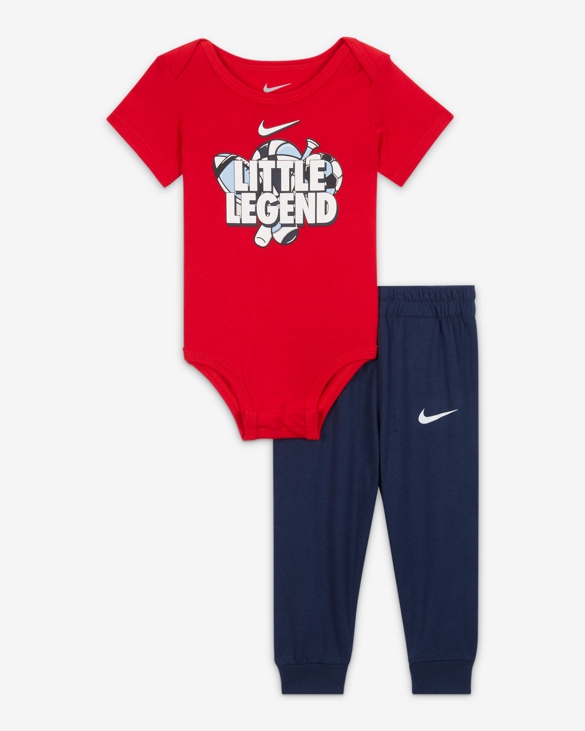 Nike Sportswear Bodysuit and Pants Set Set für Babys (3–6 M) - Midnight Navy