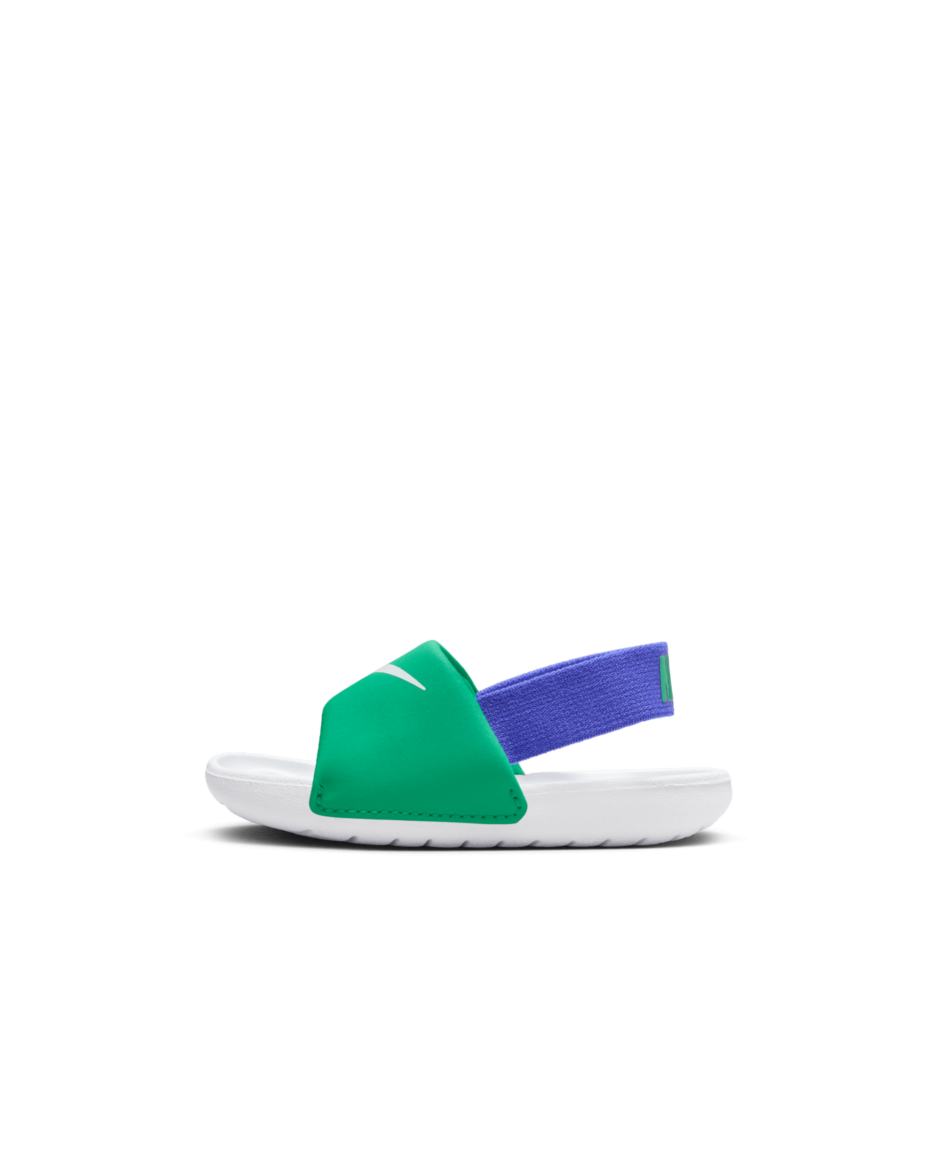 Nike Kawa Baby & Toddler Slides - Stadium Green/Persian Violet/White/Summit White