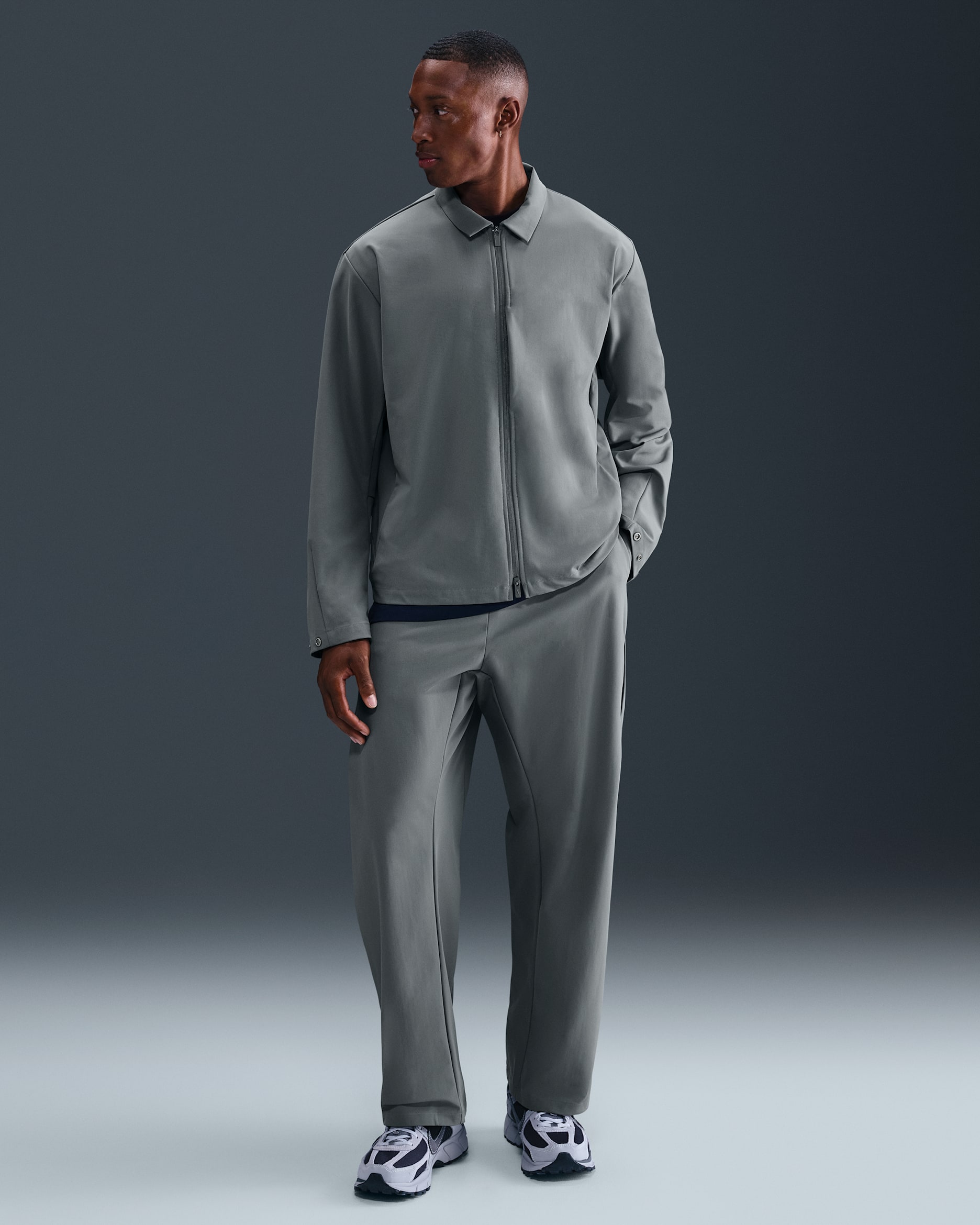 Nike 24.7 PerfectStretch Men's Dri-FIT UV Loose-Fit Utility Pants - Smoke Grey/Nano Grey