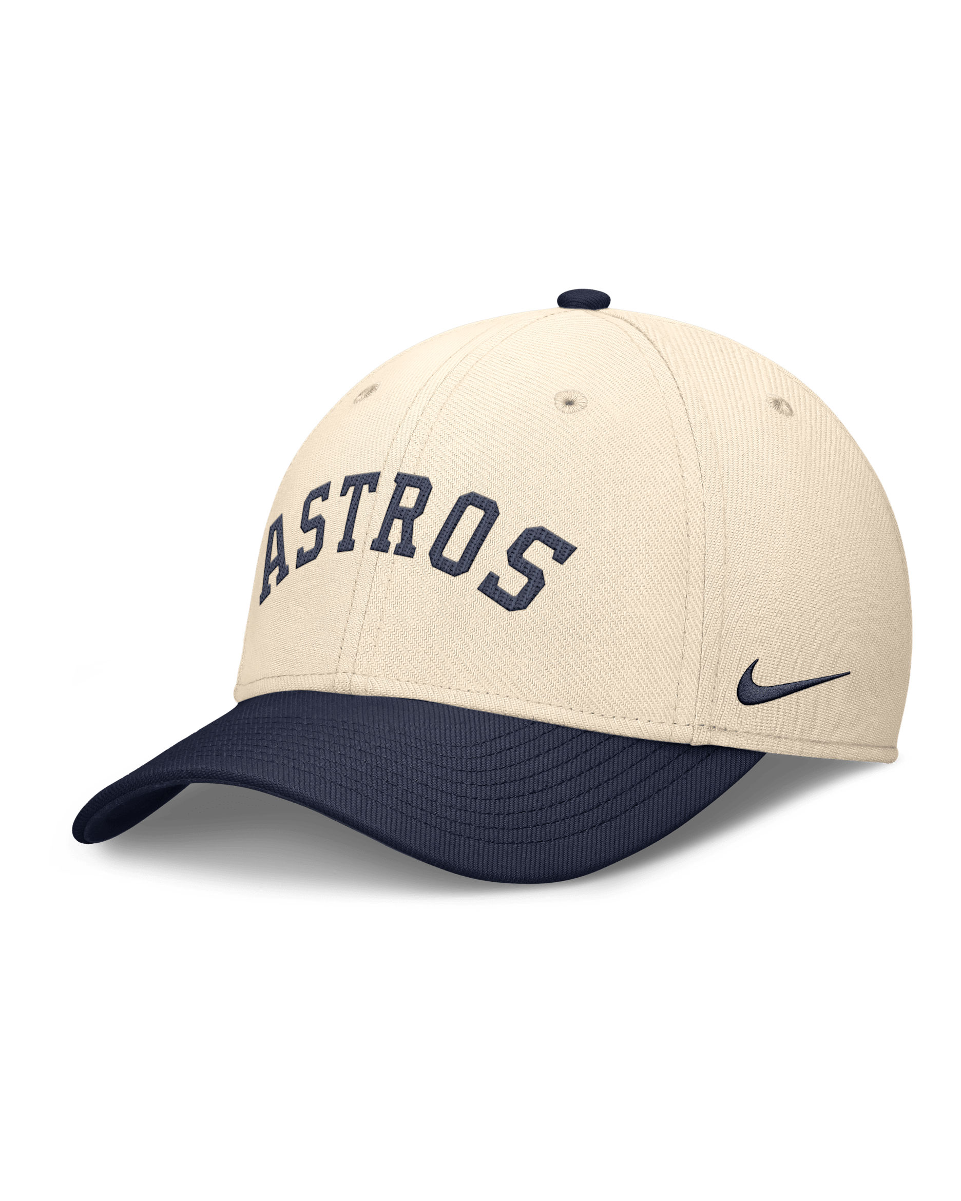 Houston Astros Statement Rise Swoosh Men's Nike Dri-FIT MLB Hat - Natural