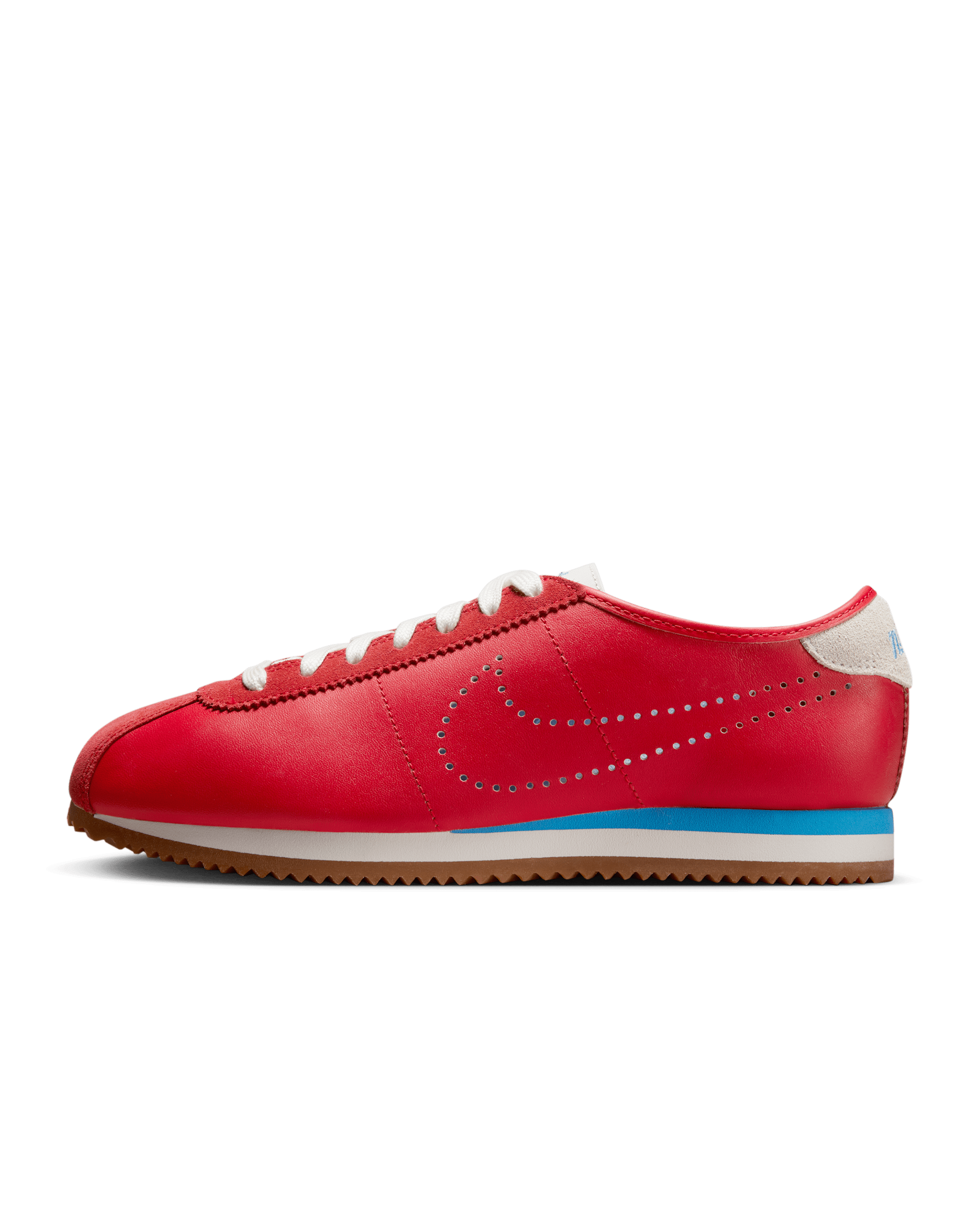 Nike Cortez Leather Women's Shoes - University Red/Summit White/Gum Medium Brown/University Blue