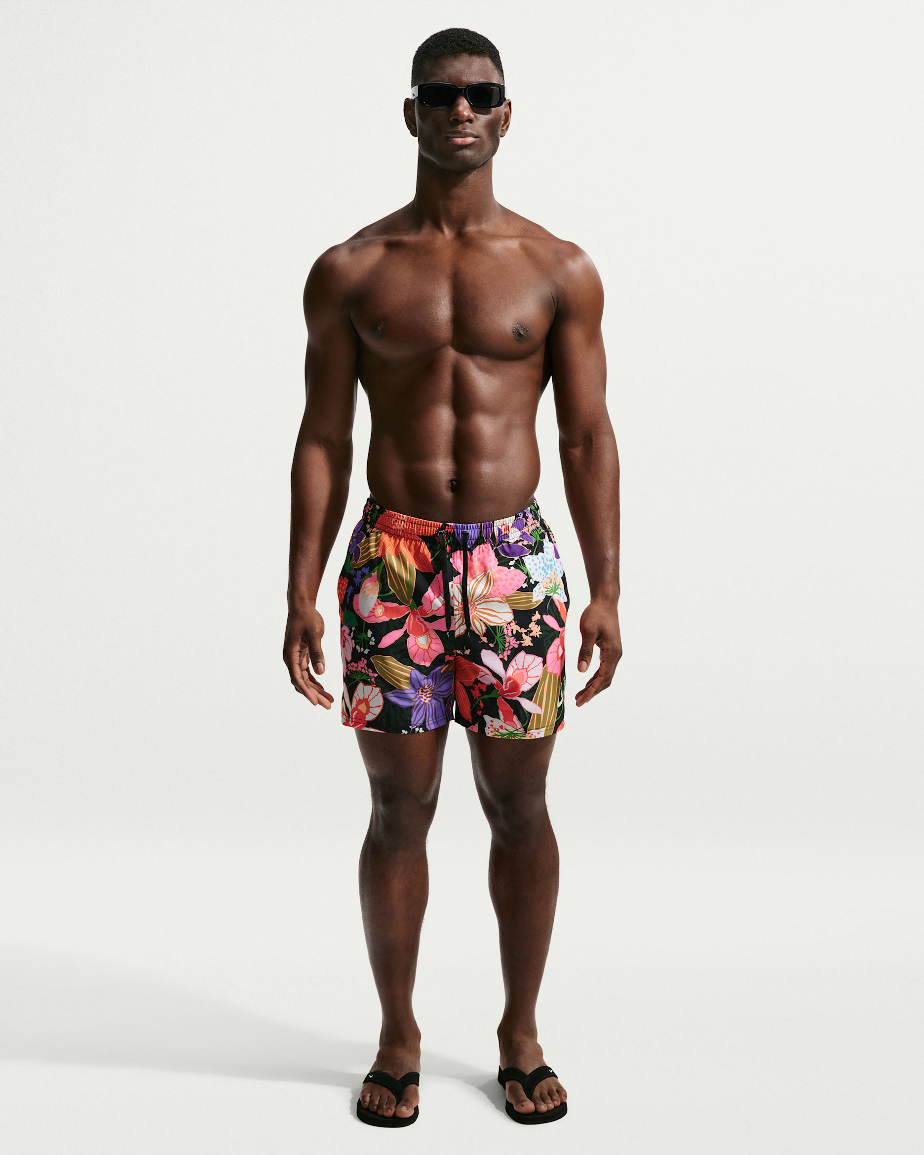 Nike Swim Breaker Men's 12.5cm (approx.) Brief-Lined Volley Shorts - Black/Black/Black/Black