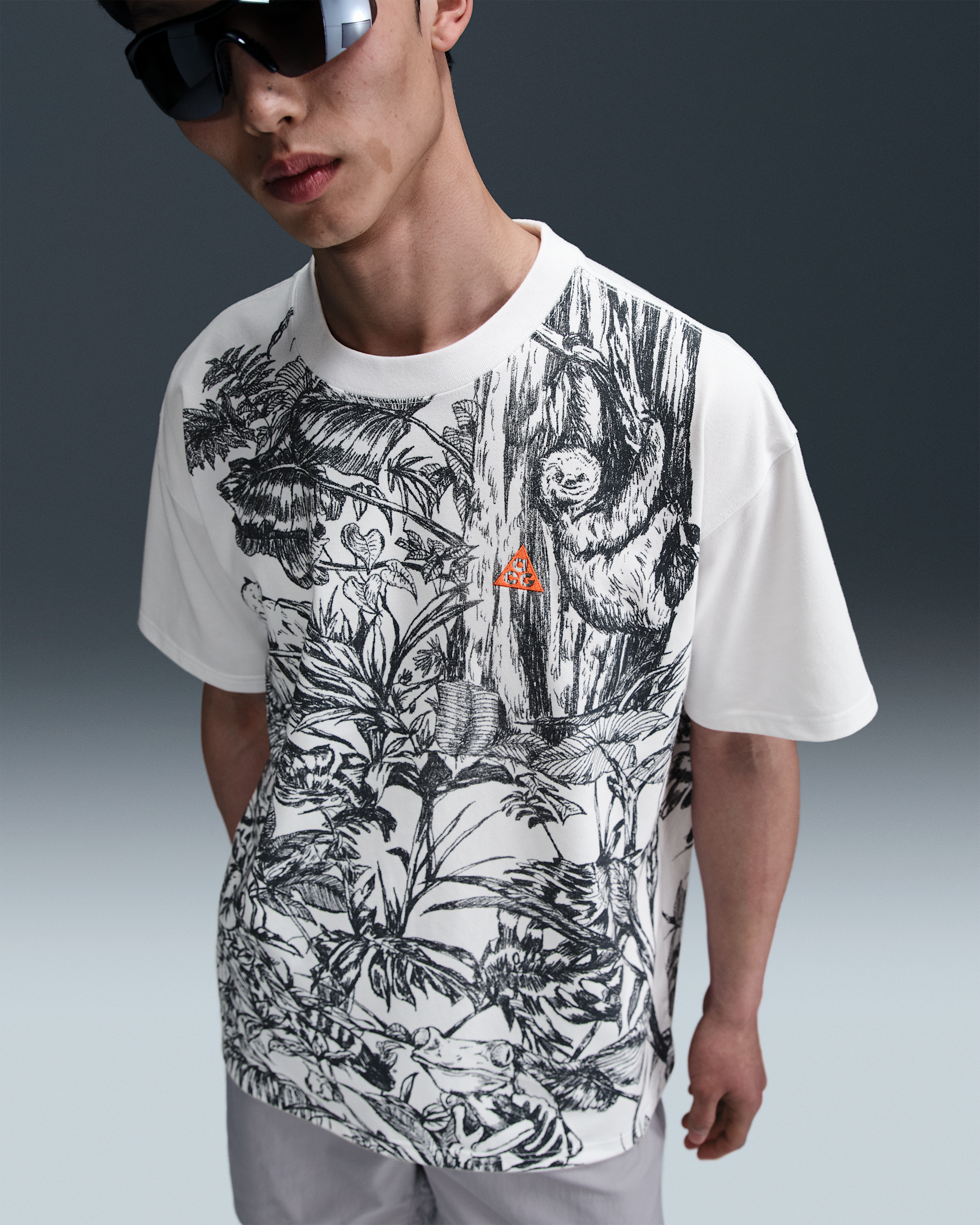 Ανδρικό T-Shirt Dri-FIT Nike ACG - Summit White