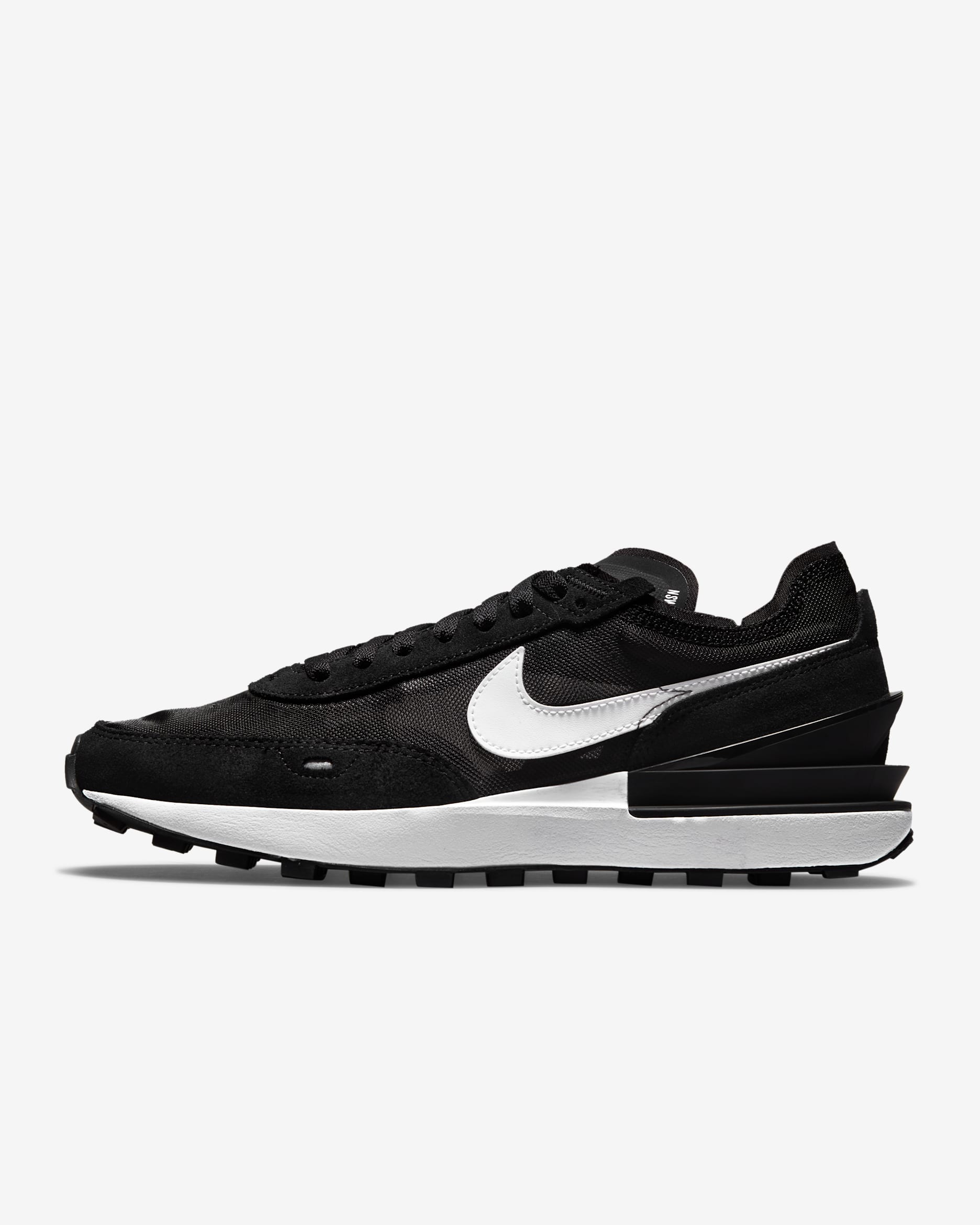 Nike Waffle One Women's Shoes - Black/Orange/White