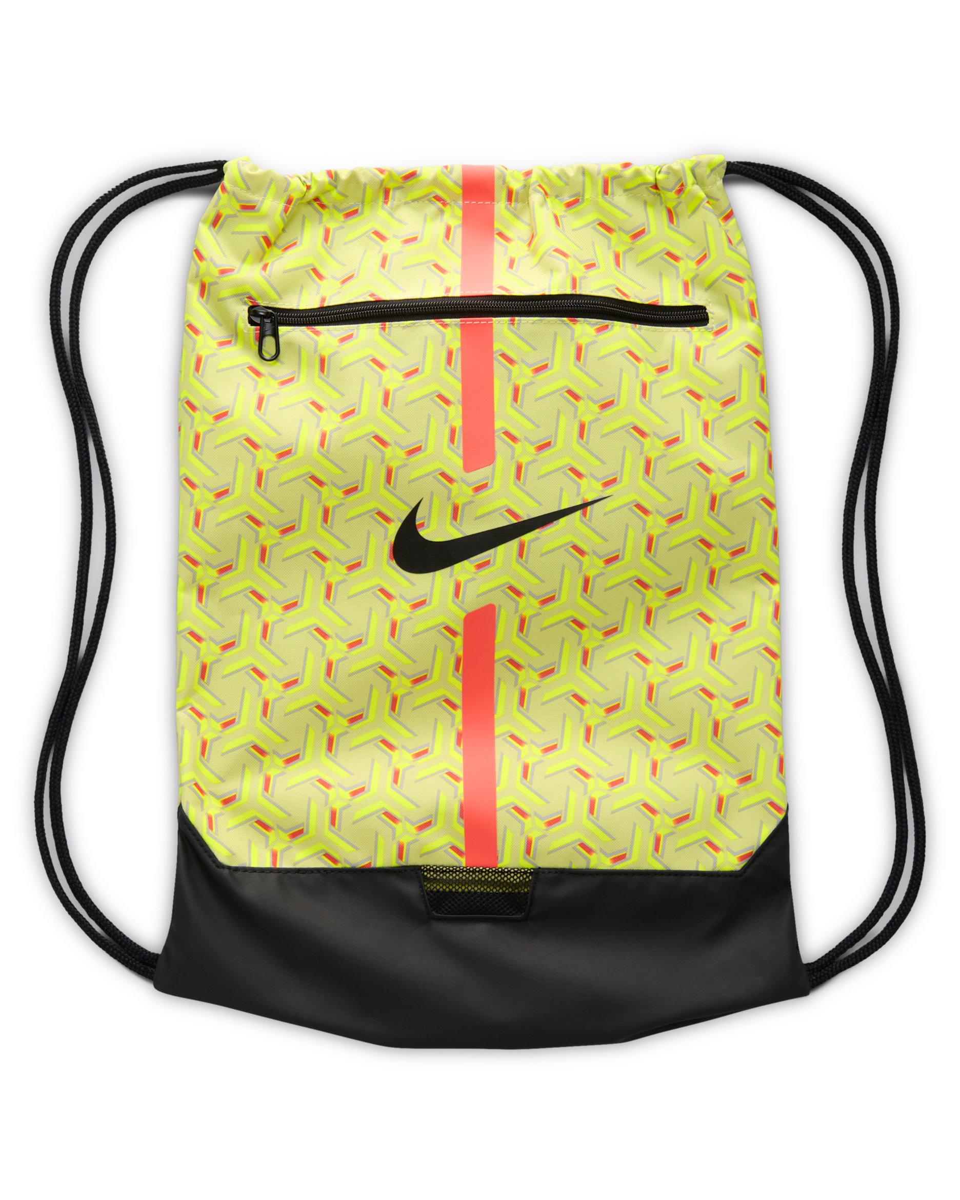 나이키 아카데미 축구 짐색(18L) - 라임라이트/하이퍼 크림슨/블랙
