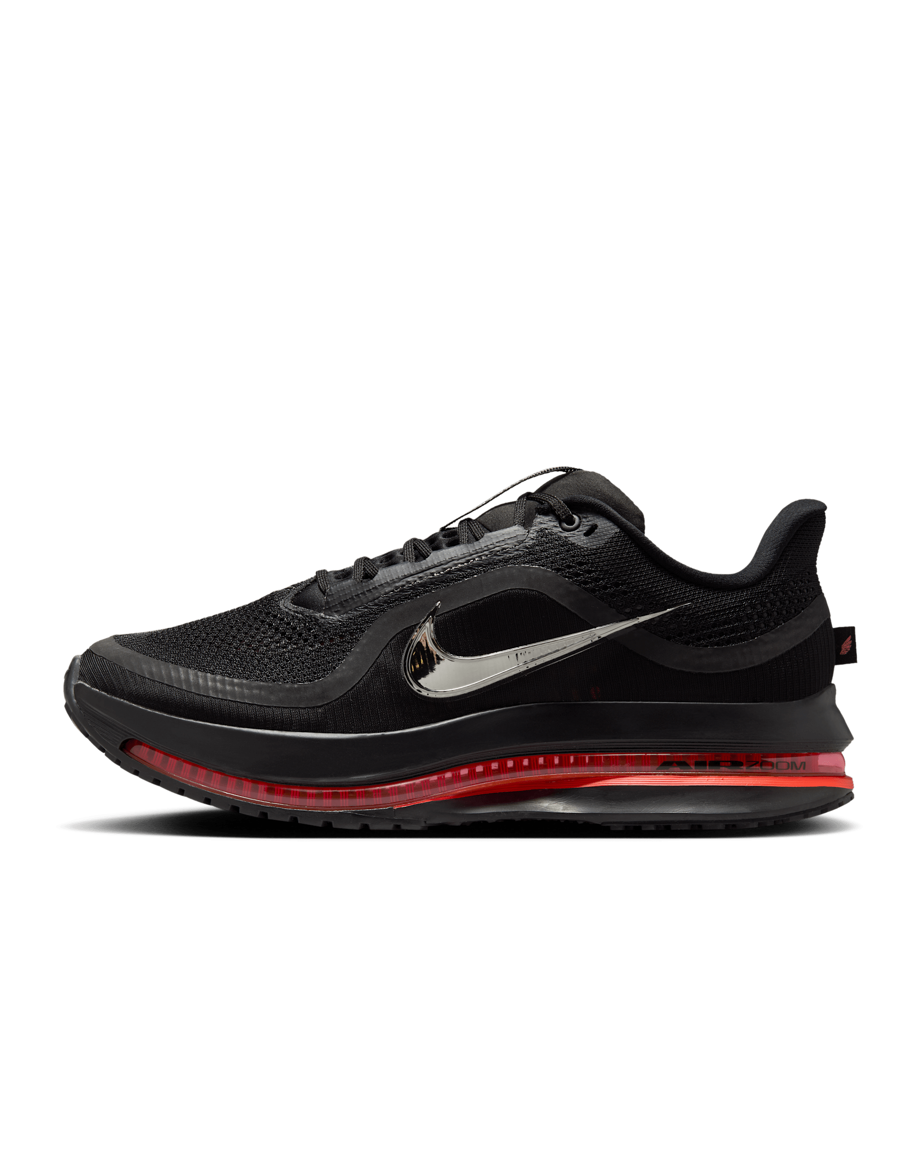 Nike Pegasus Premium Men's Road Running Shoes - Black/Bright Crimson/Metallic Silver