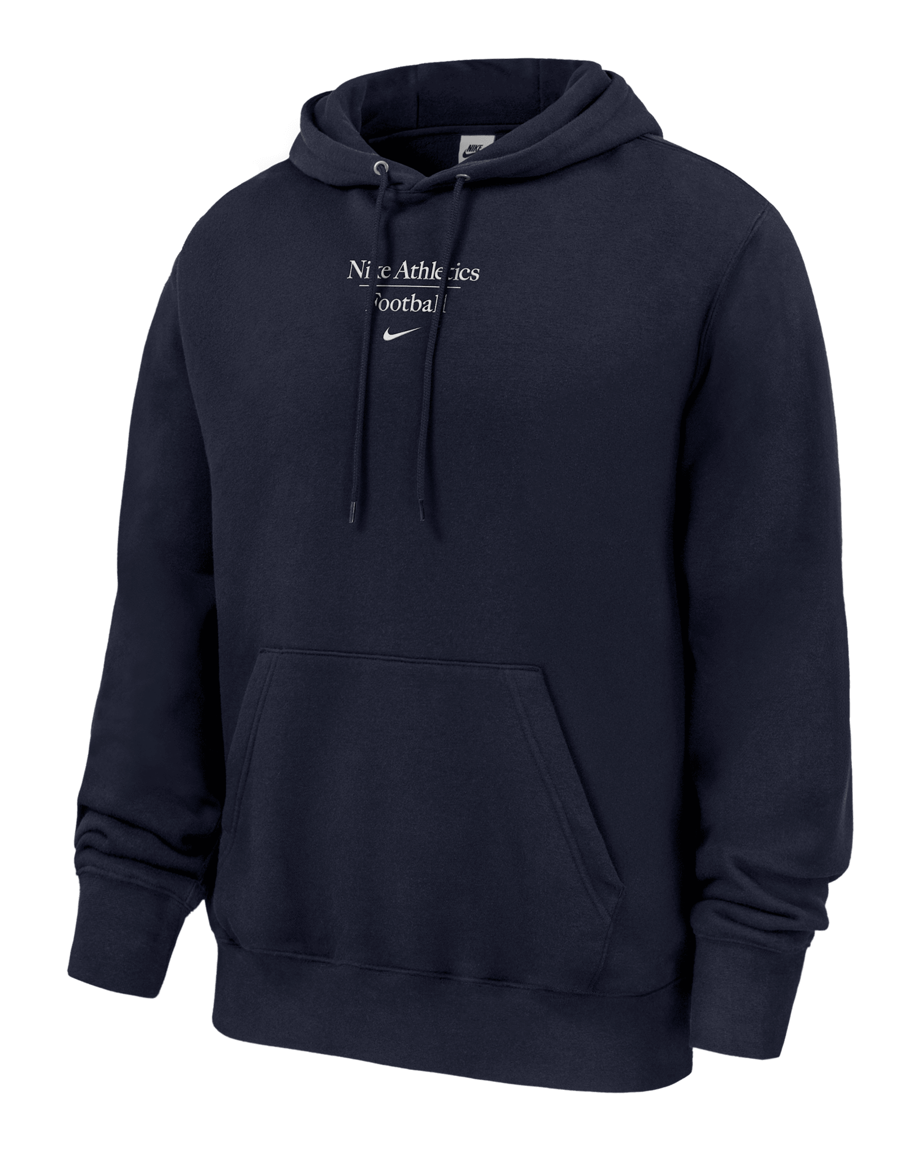 Nike Club Fleece Men's Football Pullover Hoodie - Navy