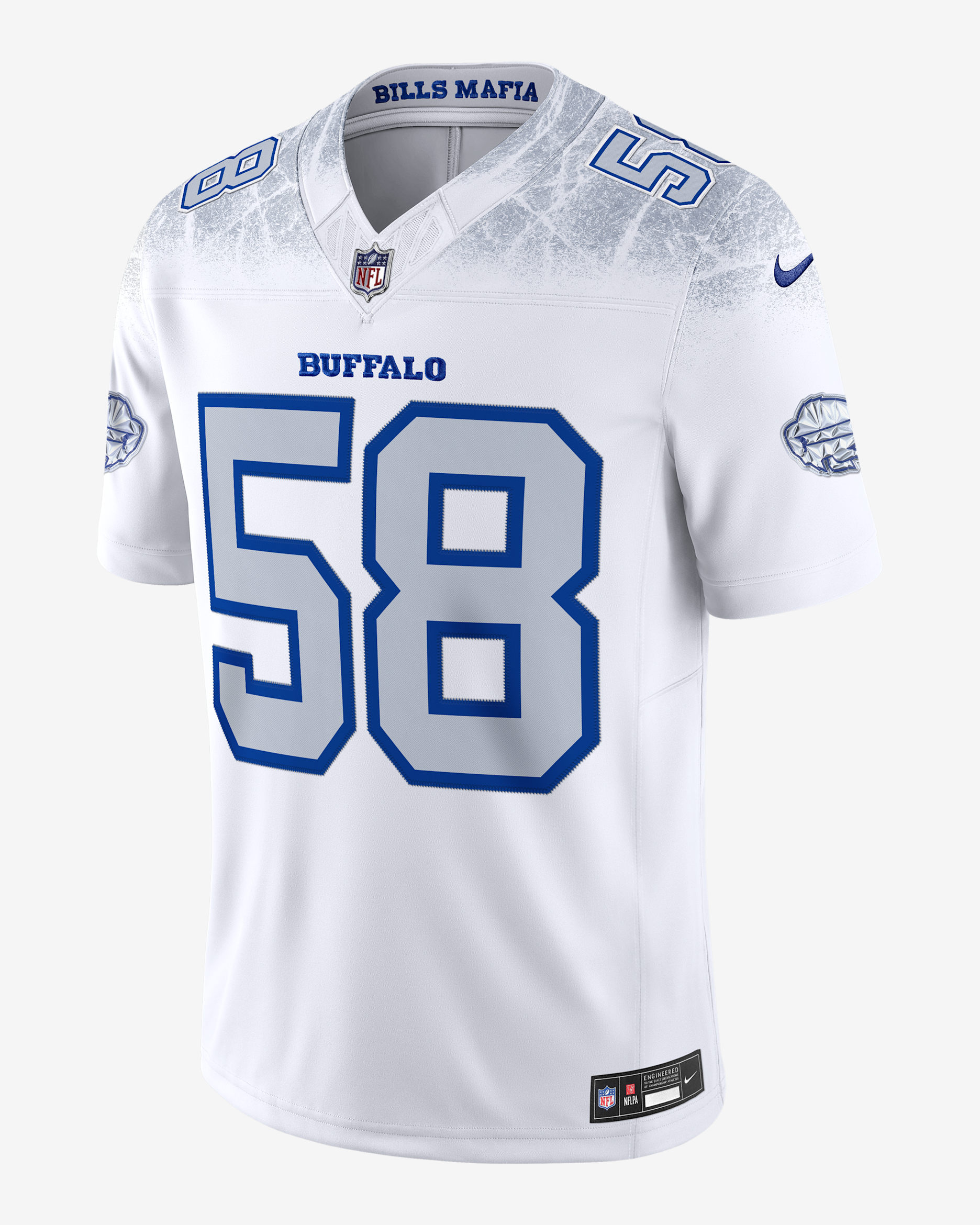Matt Milano Buffalo Bills Rivalries Collection Men's Nike Dri-FIT NFL Limited Jersey - White