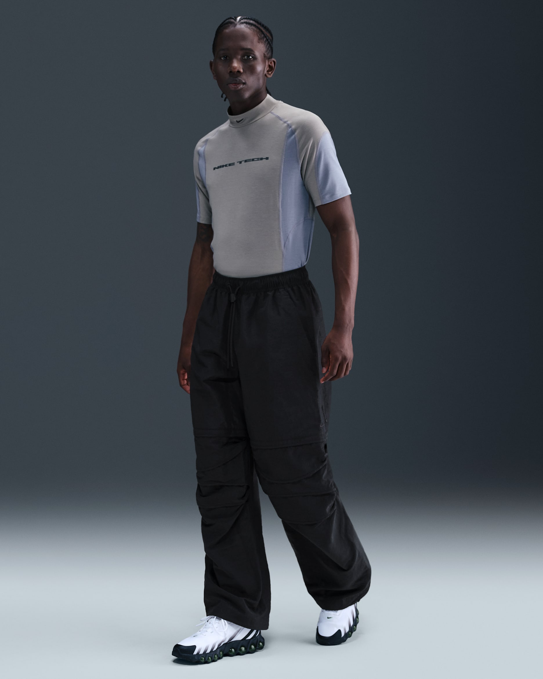 Nike Tech Men's Woven Convertible Oversized Pants - Black/Anthracite/Black