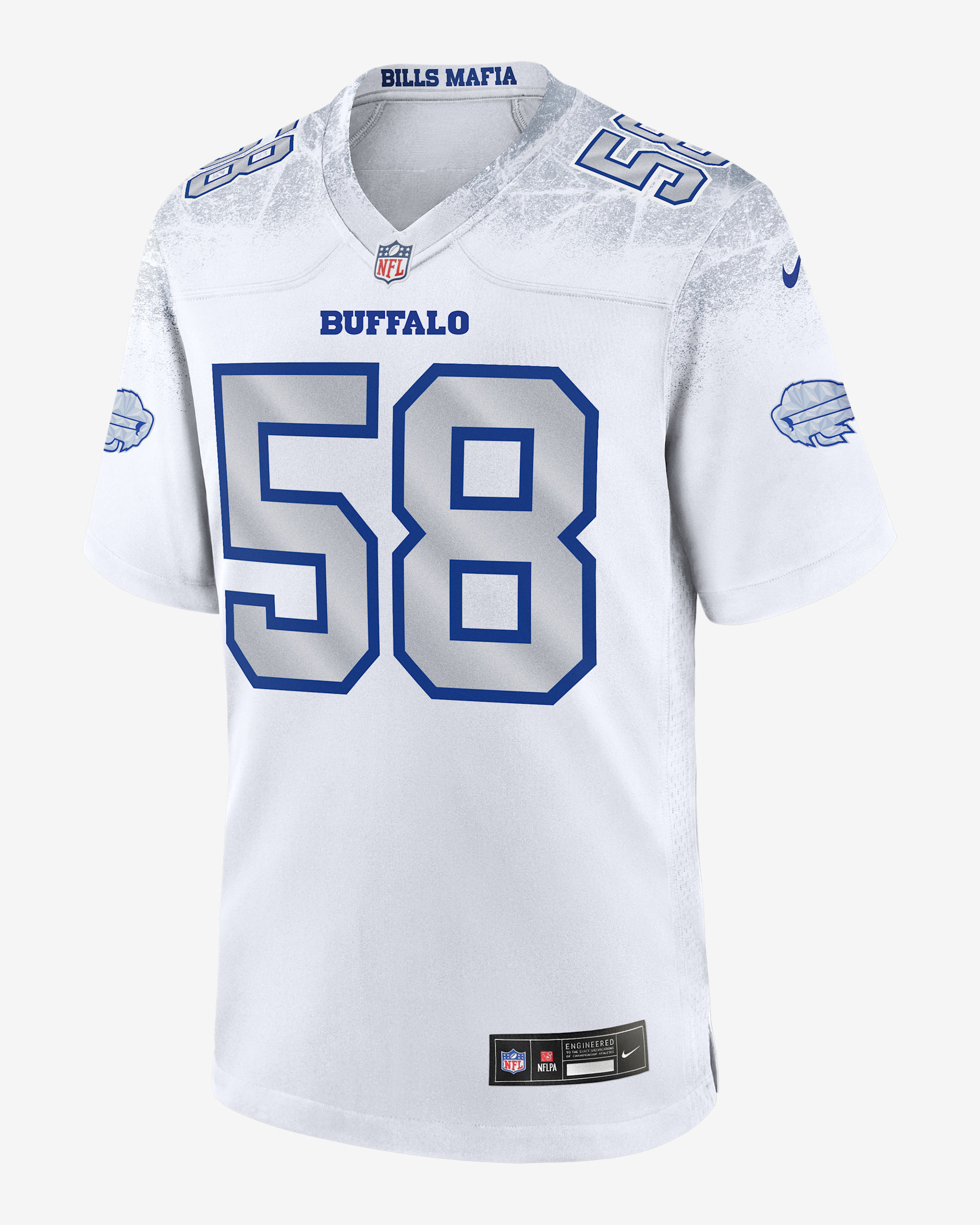 Matt Milano Buffalo Bills Rivalries Collection Men’s Nike NFL Game Jersey - White
