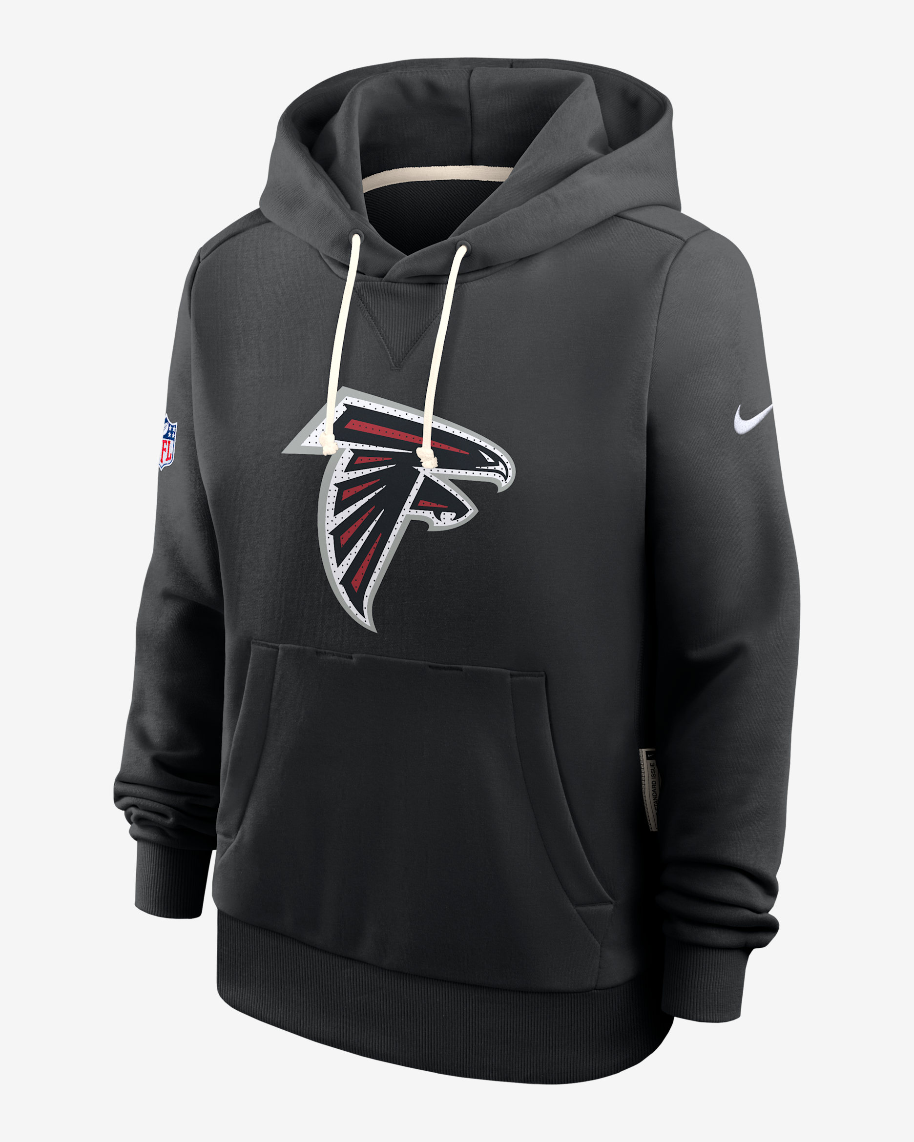 Atlanta Falcons Sideline Women's Nike Dri-FIT NFL Pullover Hoodie - Black