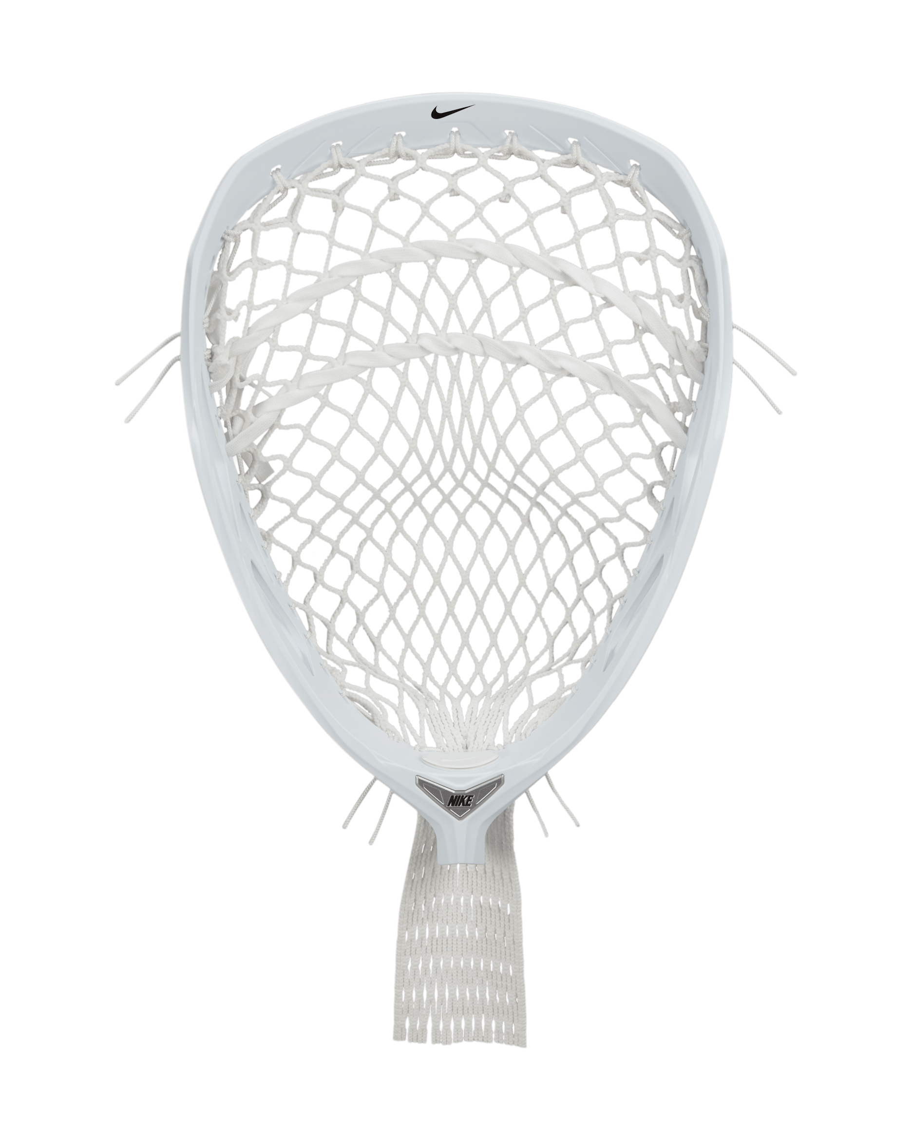 Nike Prime Elite Men's Strung Goalie Lacrosse Head - White