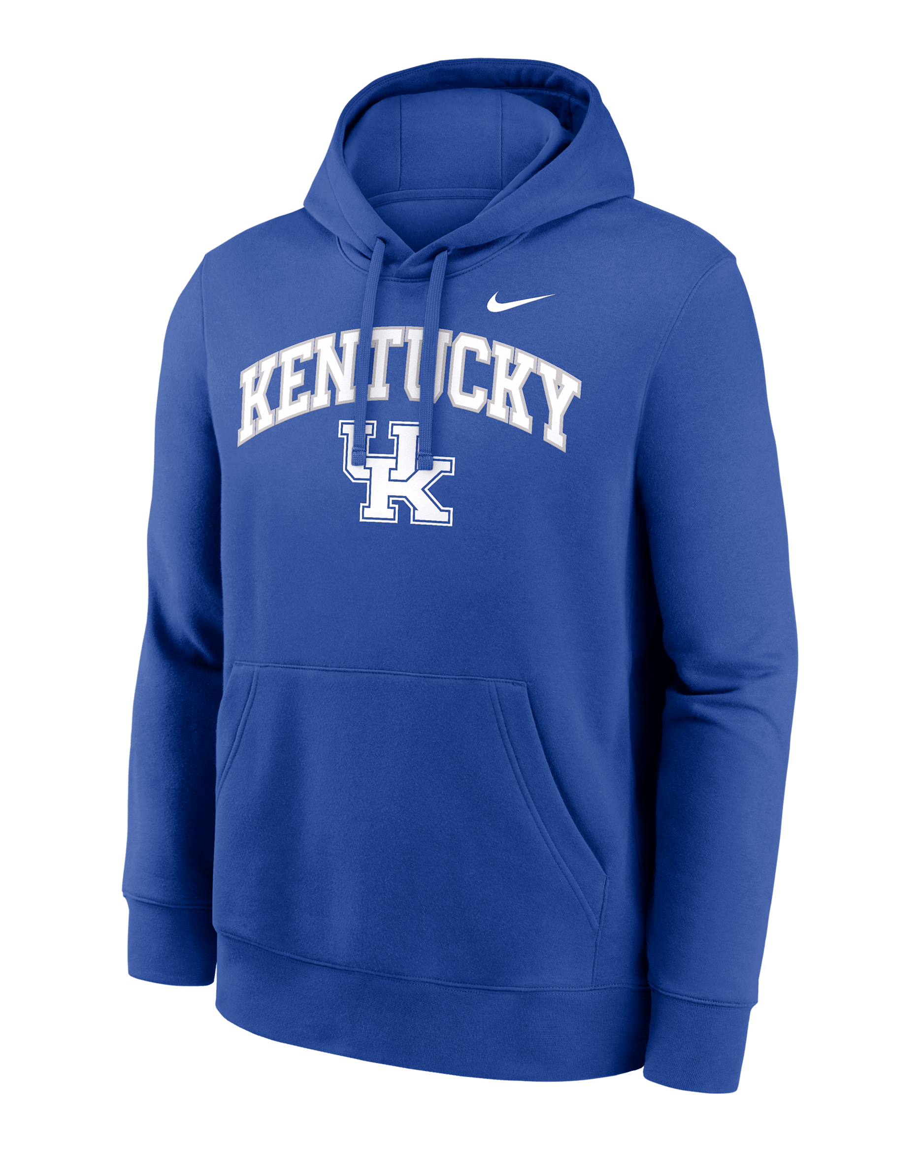 Kentucky Arch Men's Nike College Pullover Hoodie - Royal
