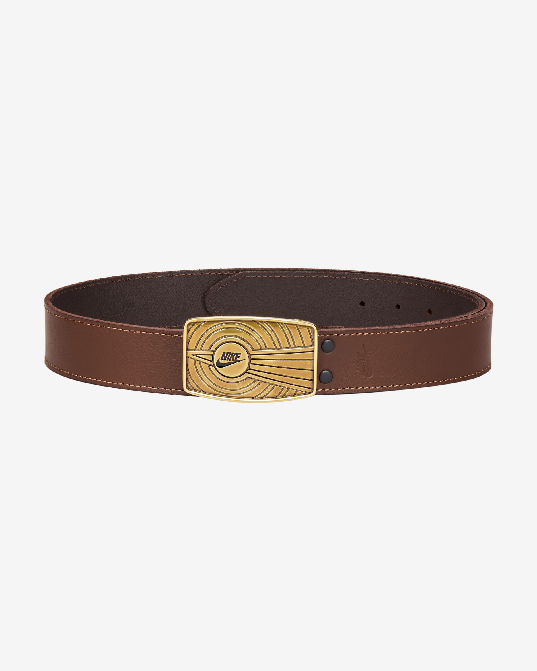 Nike Men's Leather Belt - Brown