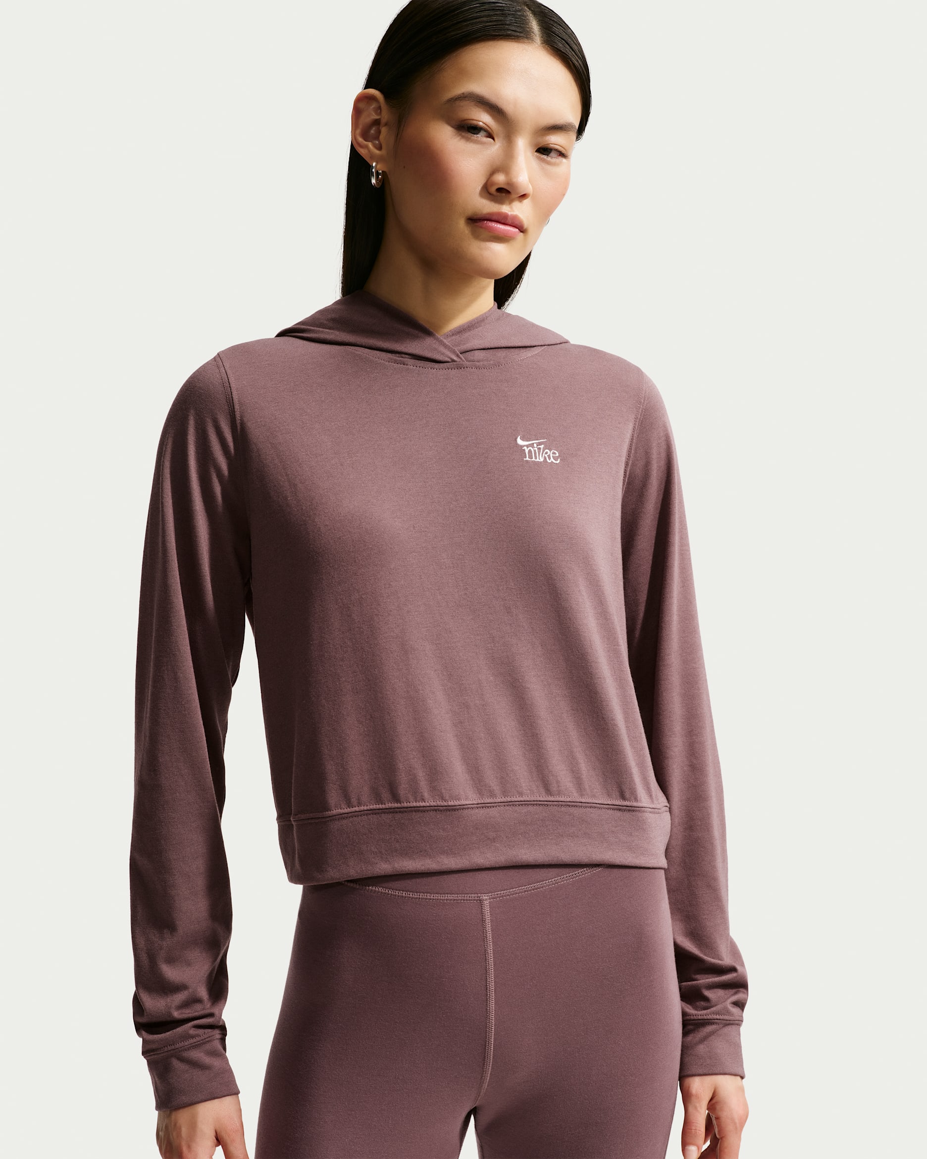 Nike Sportswear Chill Knit Women's Lightweight Hoodie - Tattoo/Chalk