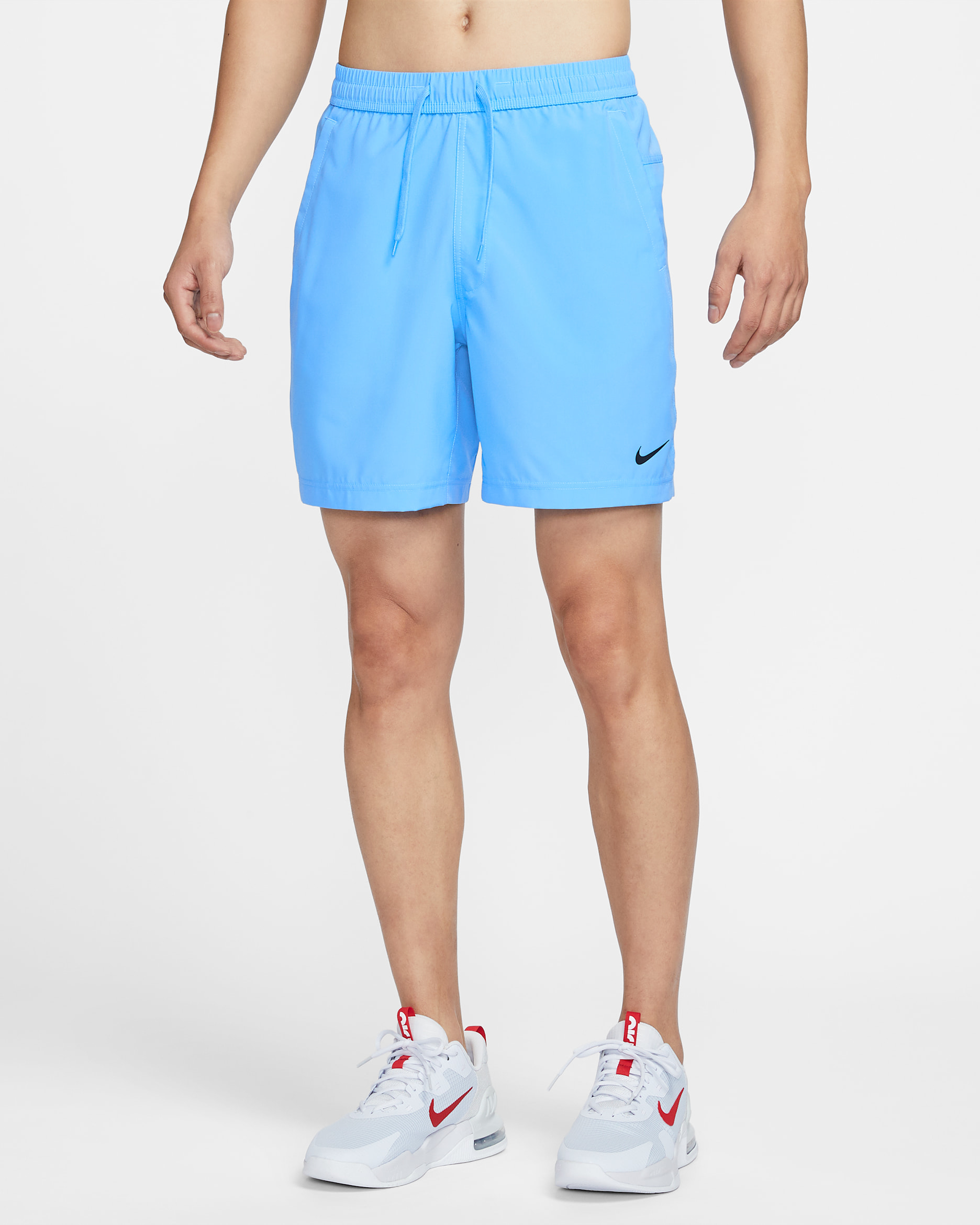 Nike Dri-FIT Form Men's 18cm (approx.) Unlined Versatile Shorts - University Blue/Black