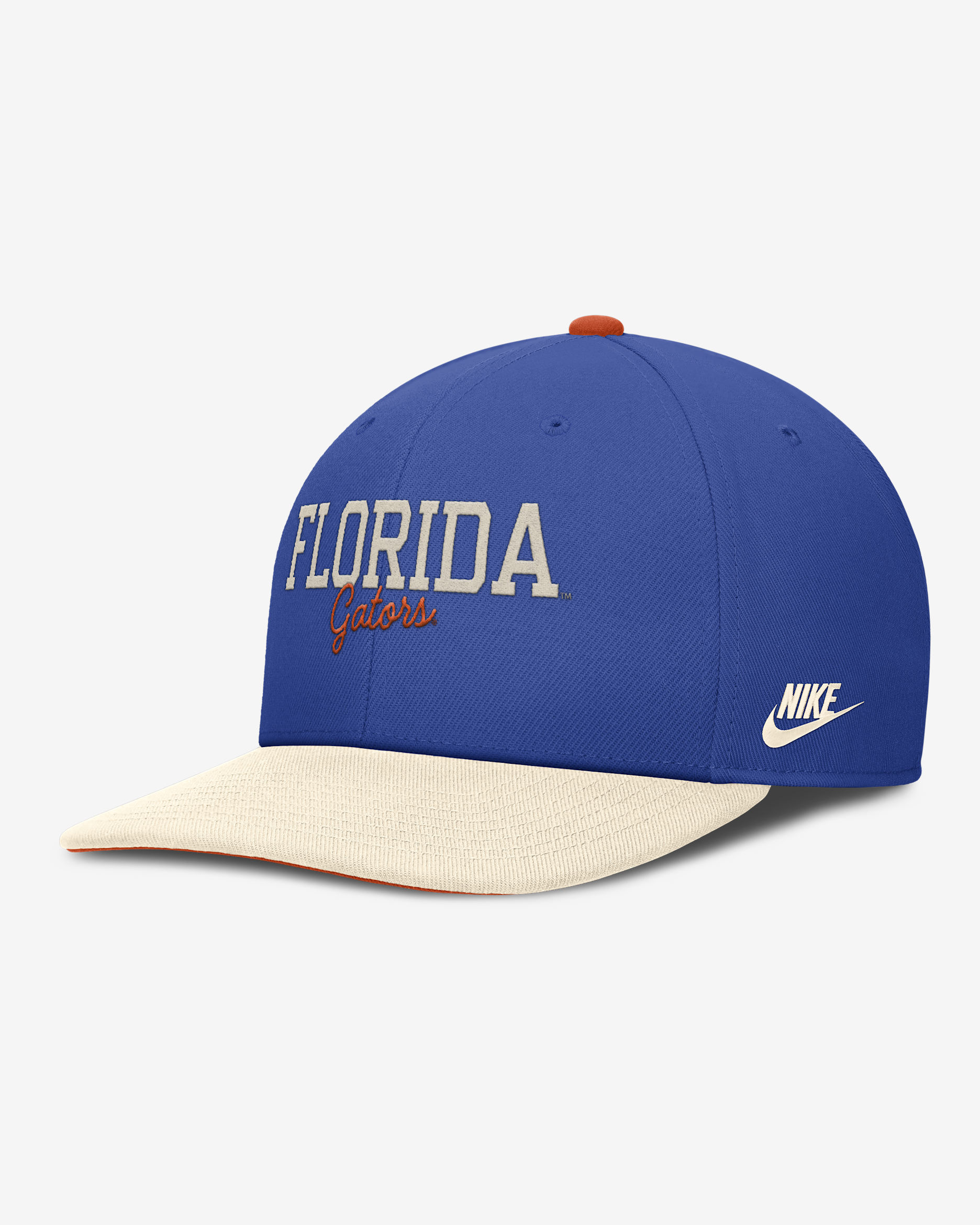 Florida Legacy Script Men's Nike Dri-FIT College Adjustable Hat - Orange
