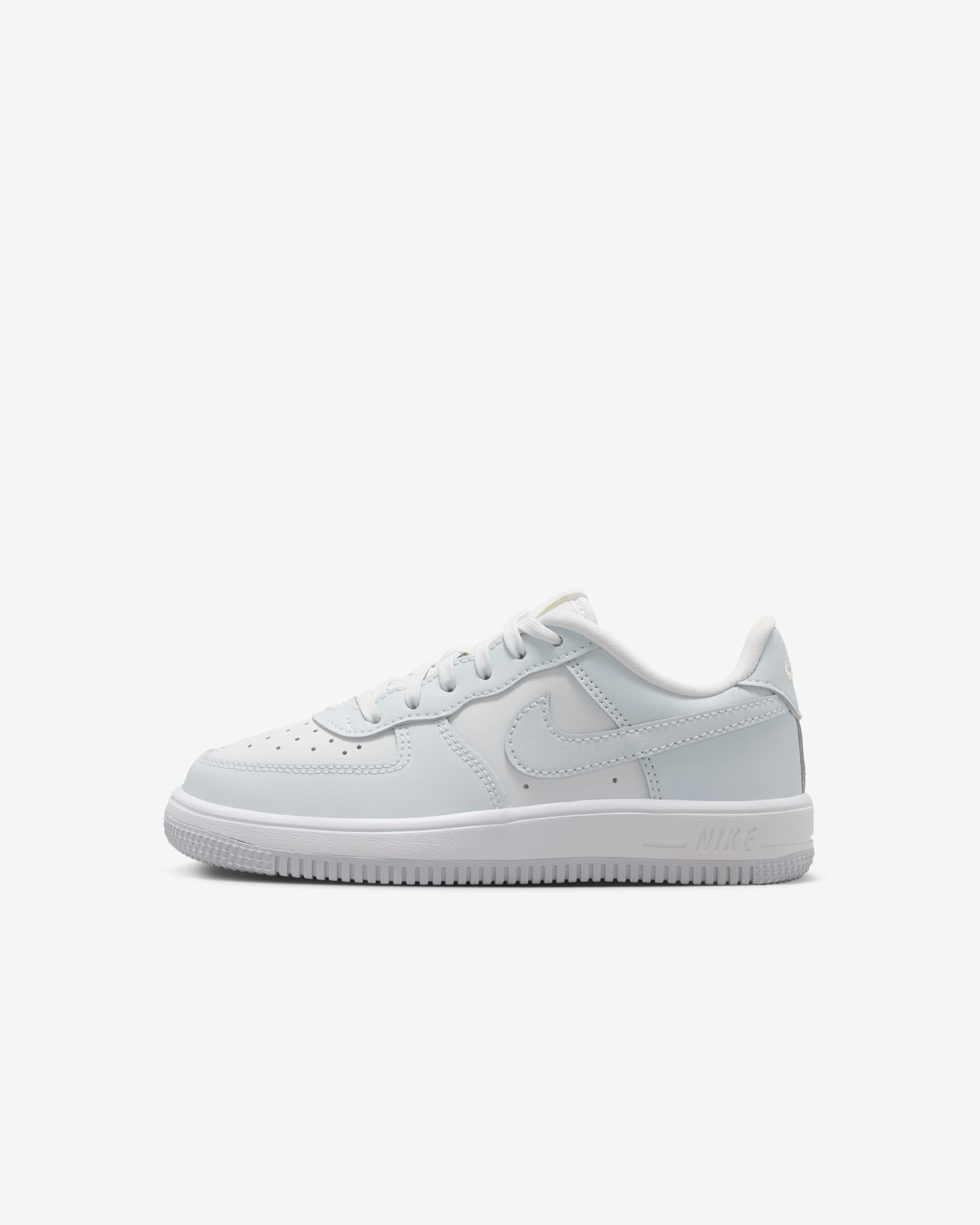 Nike Force 1 Low Little Kids' Shoes - Platinum Tint/Alabaster/White/Aura