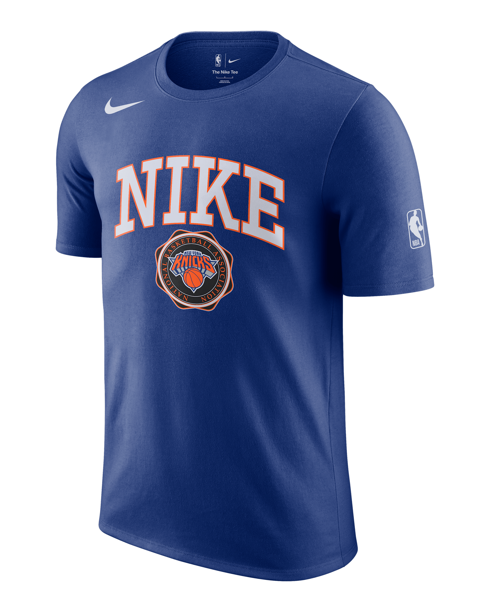 New York Knicks Essential Men's Nike NBA T-Shirt - Rush Blue