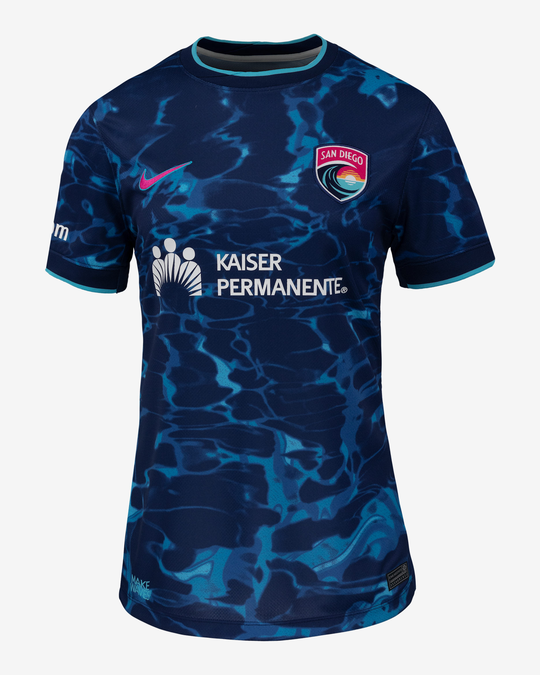 San Diego Wave FC 2025 Stadium Away Women's Nike Dri-FIT NWSL Replica Jersey - Blue Jay/Blue Void