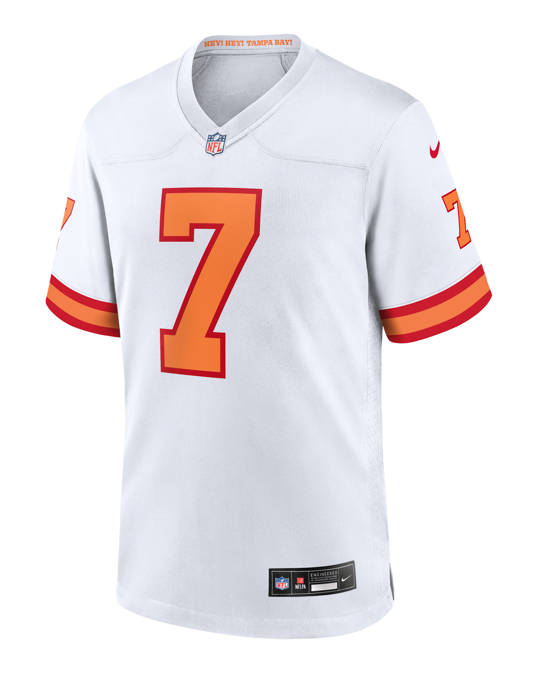 Bucky Irving Tampa Bay Buccaneers Men's Nike NFL Game Jersey - White