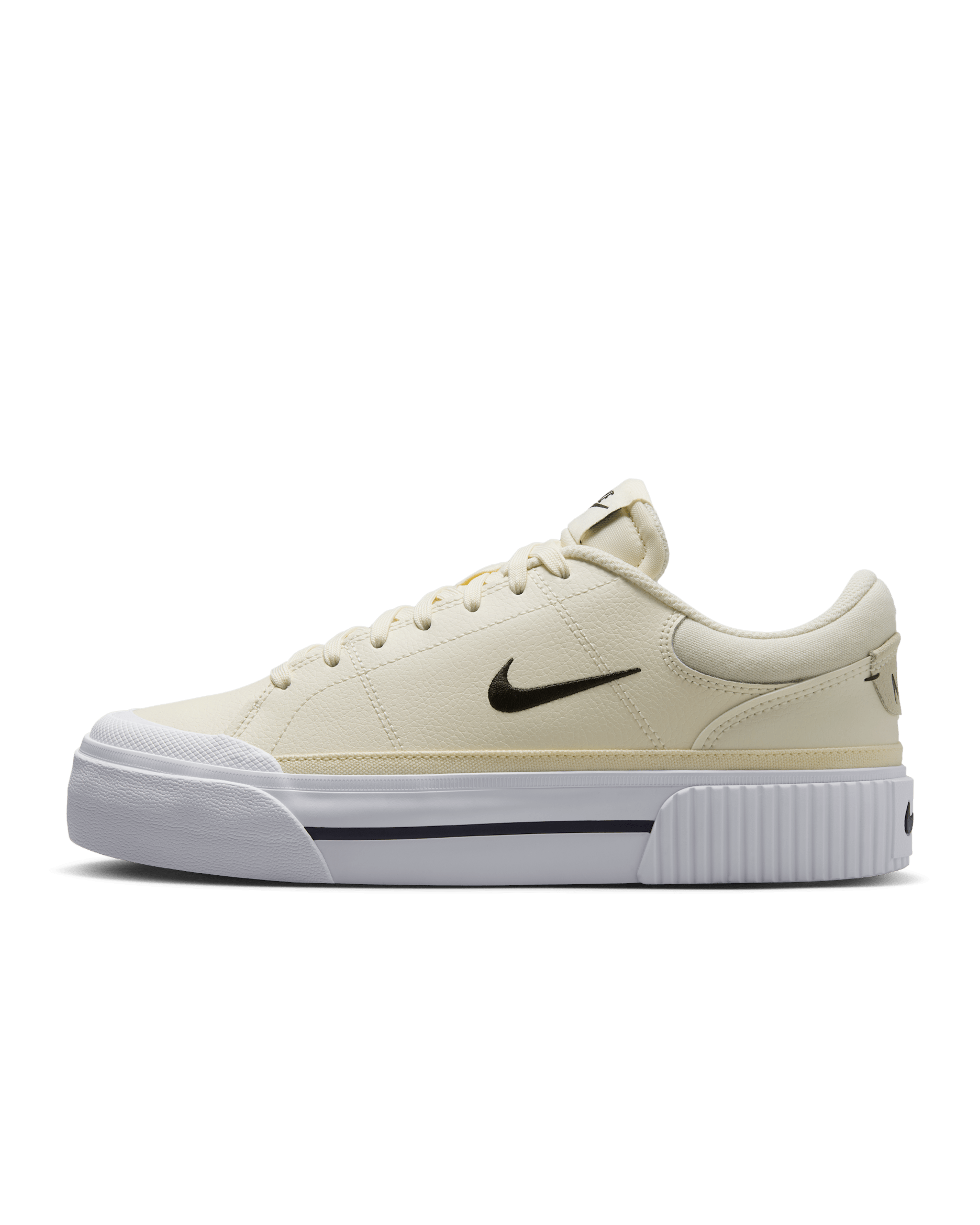 Nike Court Legacy Lift Women's Shoes - Pale Ivory/Muslin/White/Black
