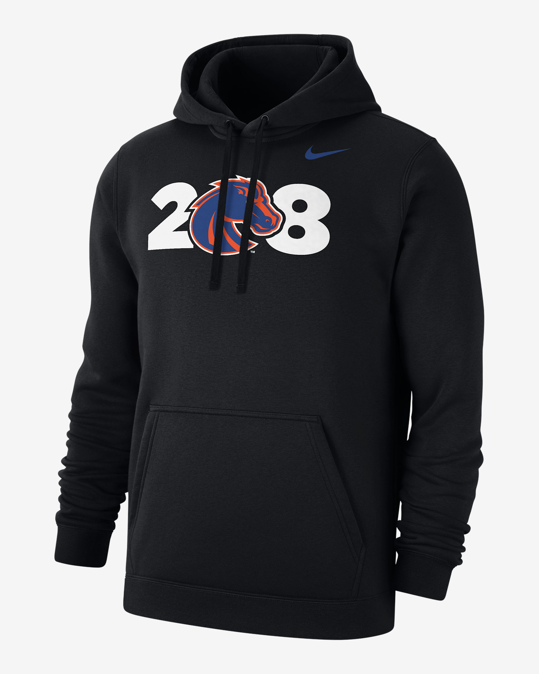 Nike Club Fleece Men's Football Pullover Hoodie - Black